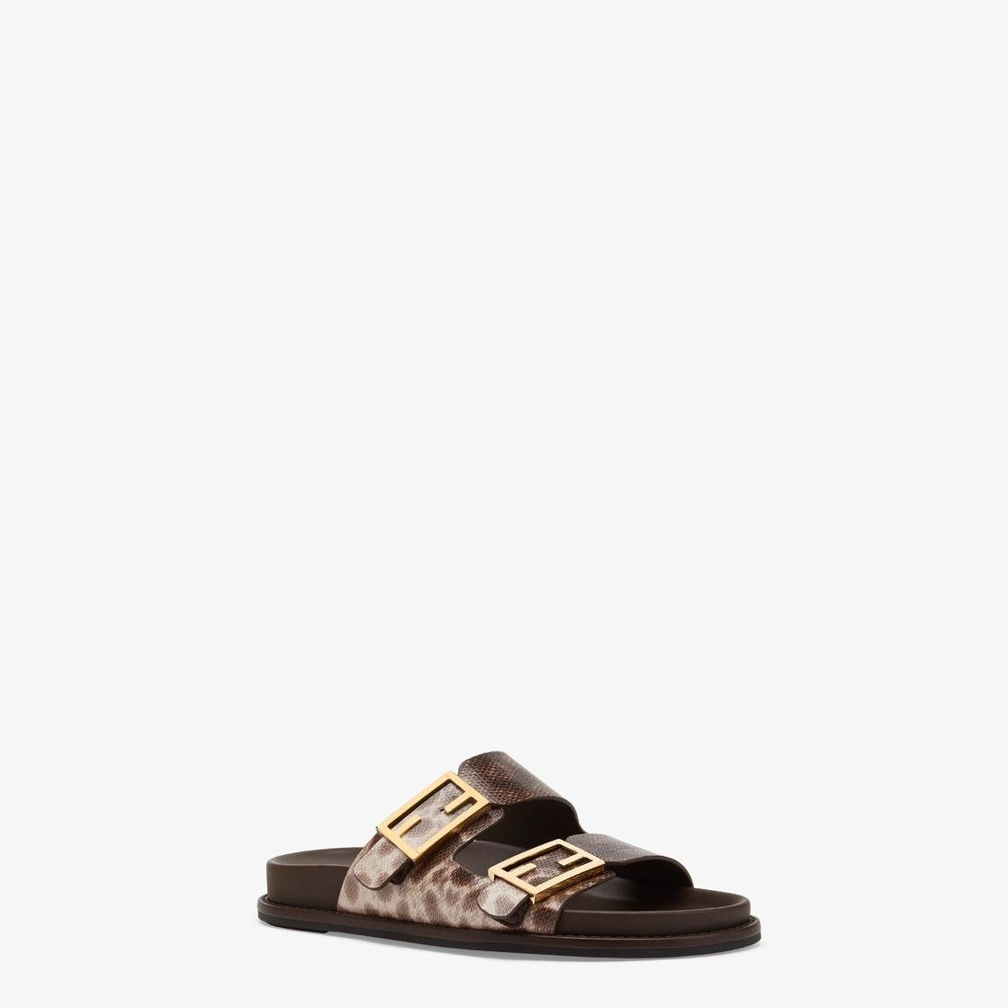 Fendi o1s1wg110525 Sandals in Brown Size US 8 / IT 38 - 2 Thumbnail