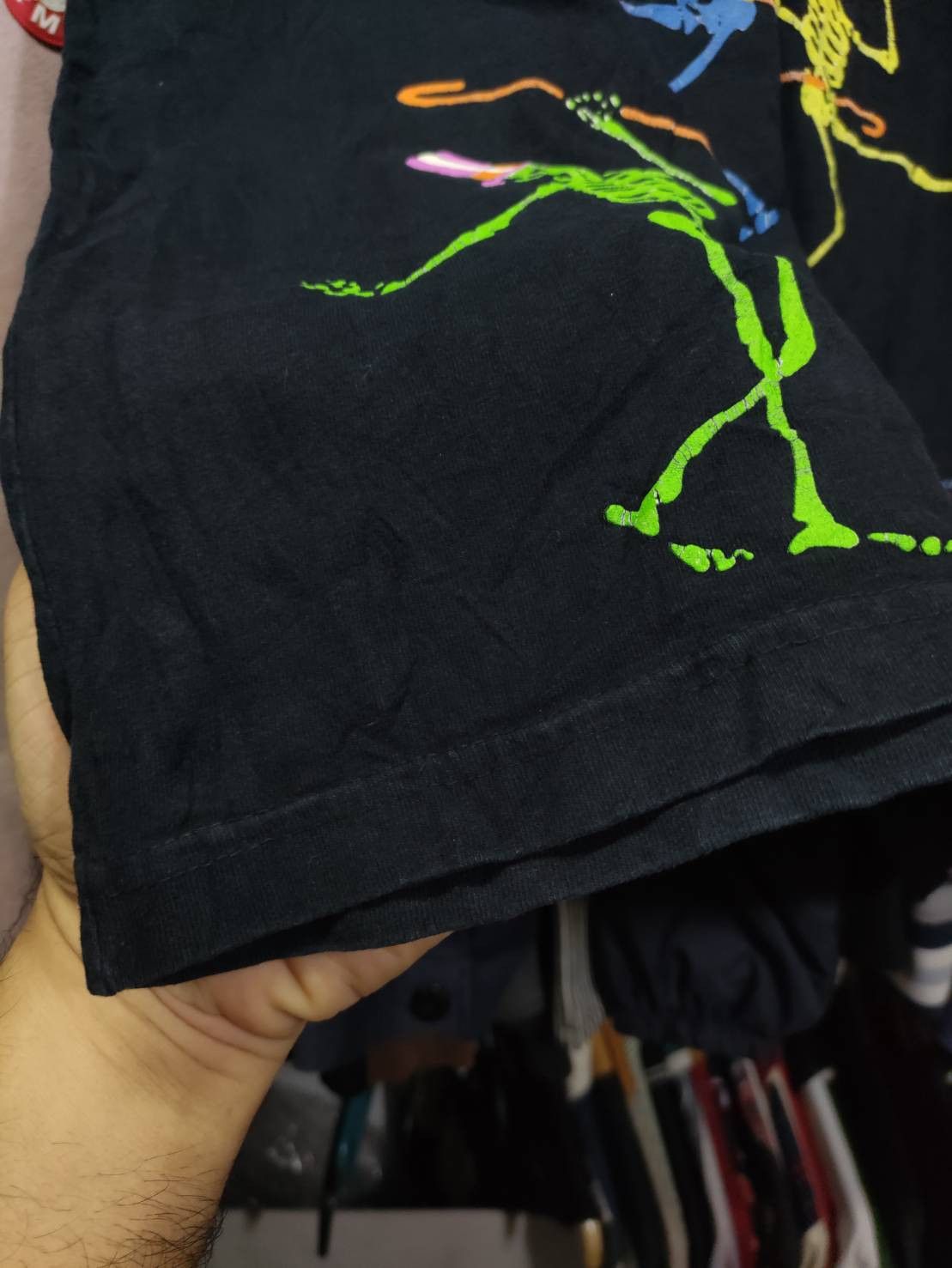 Grateful Dead × Online Ceramics Rare! Online Ceramics Dancing Skeleton Grateful Dead T-Shirt Size US M / EU 48-50 / 2 - 9 Thumbnail