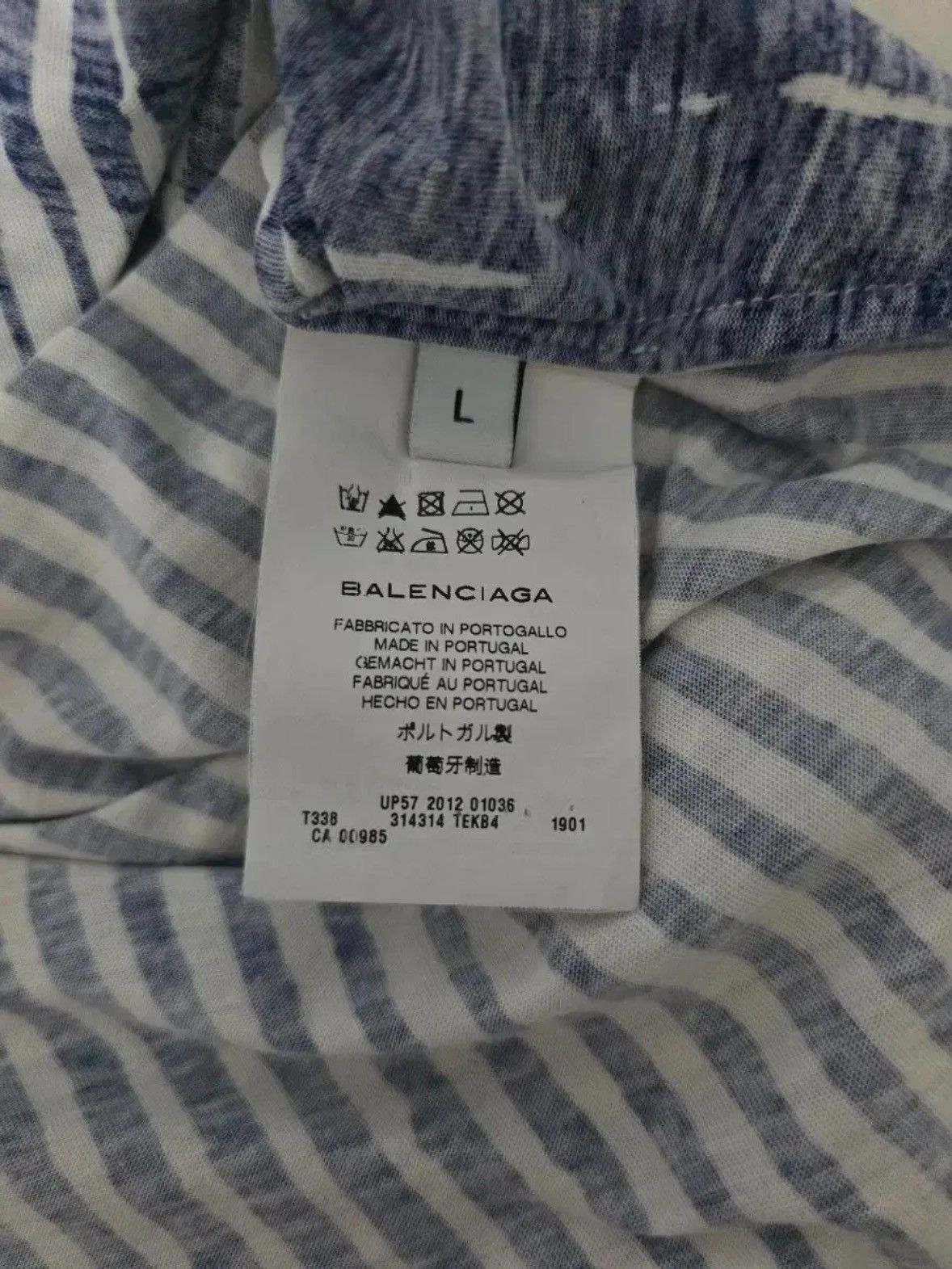 Balenciaga Balenciaga Paris T shirt Size US L / EU 52-54 / 3 - 4 Thumbnail