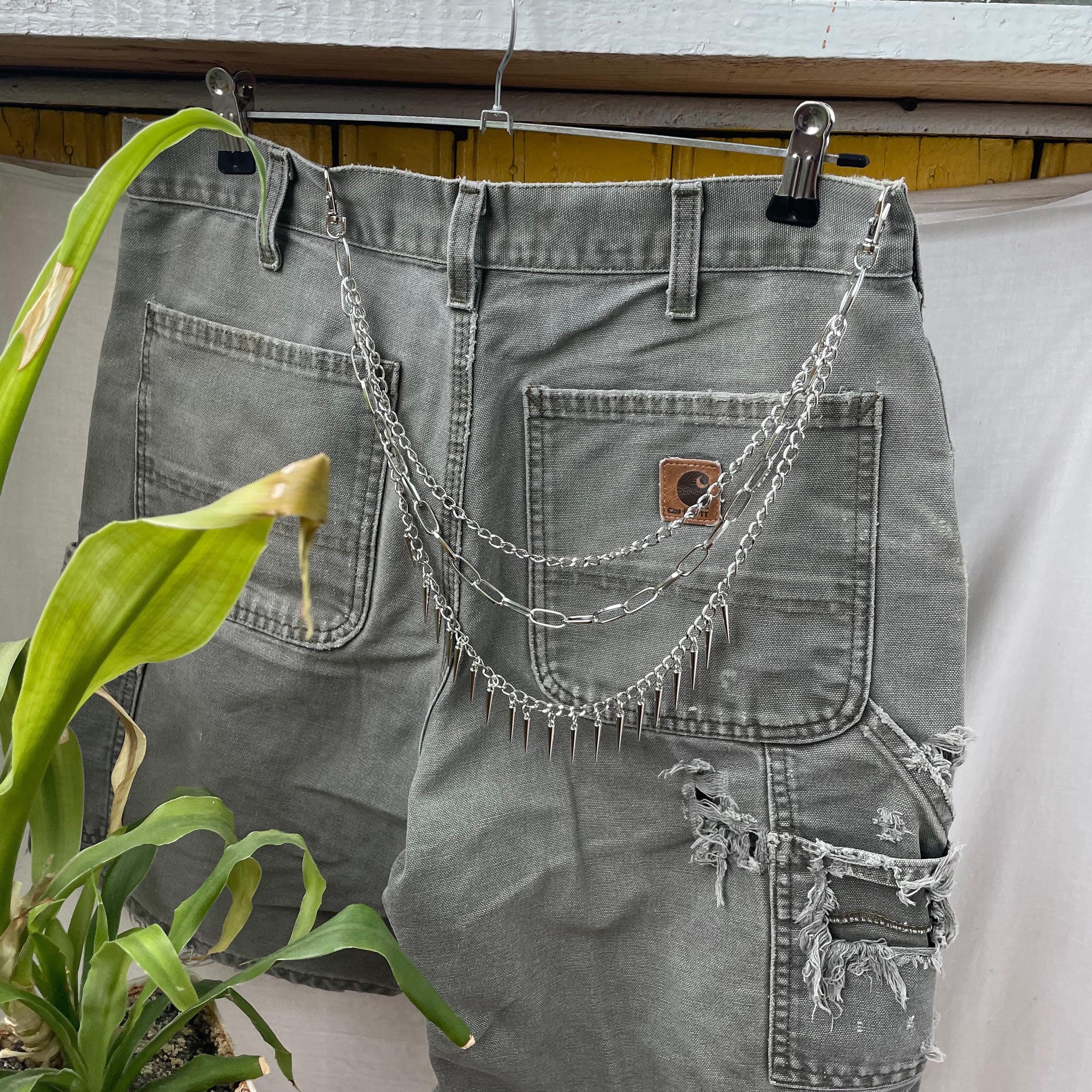 Other Pants Chain with spike gothic punk grunge alt y2k emo Size ONE SIZE - 8 Thumbnail