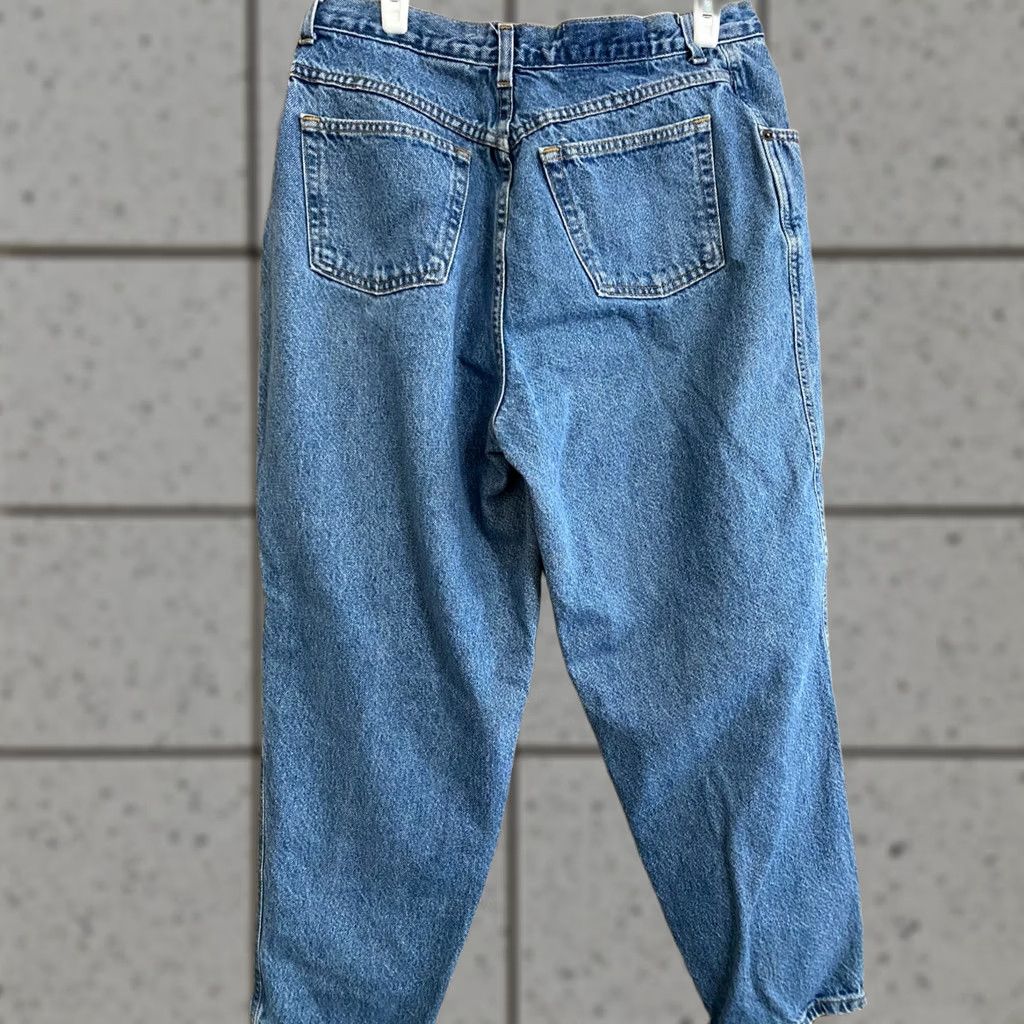 Vintage VINTAGE Gitano Women's Jeans High Waisted Mom Size 16 Short Blue 80s 90s Denim Pockets Size 38" / US 16 / IT 52 - 1 Thumbnail