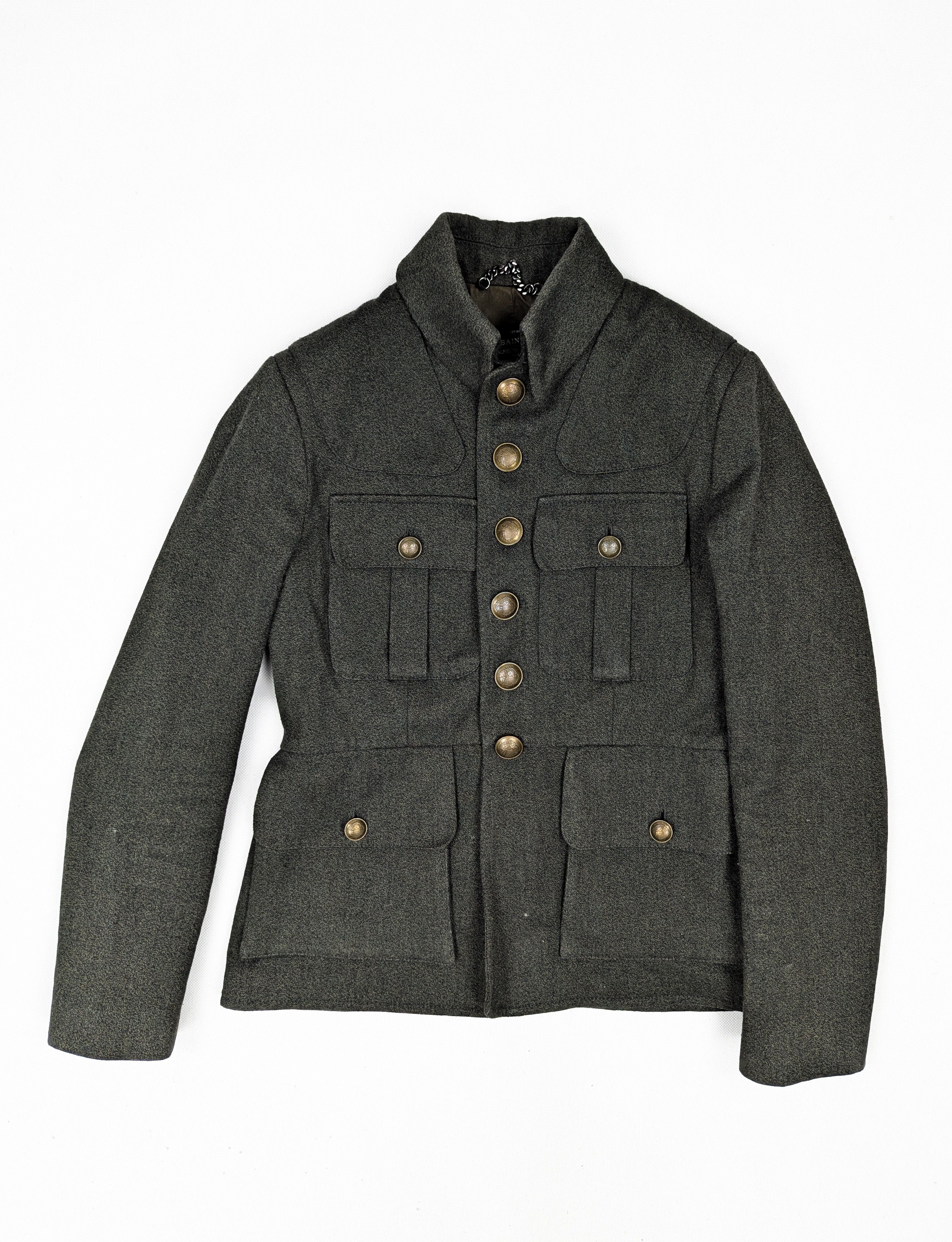 Allsaints Allsaints olive wool jacket coat M Size M / US 6-8 / IT 42-44 - 5 Thumbnail
