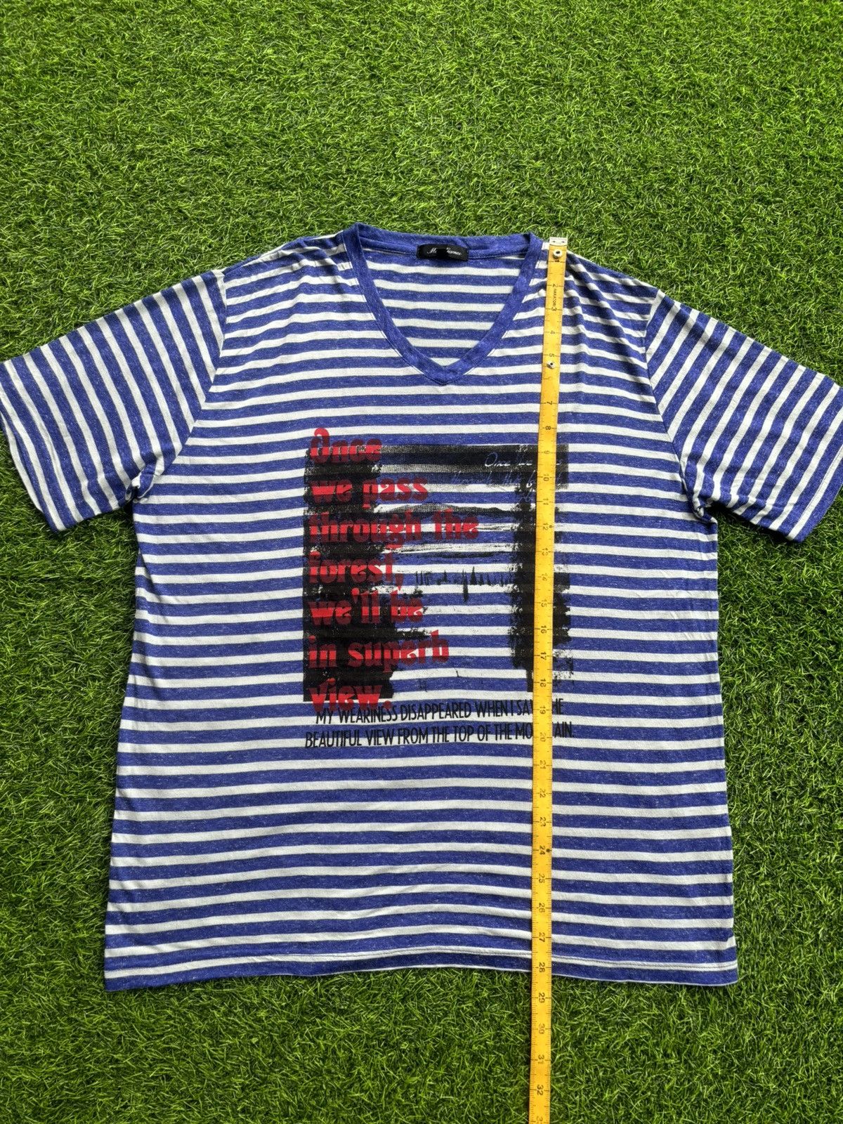 Hysteric Glamour Y2k Mind Games Stripe Tshirt Size US XL / EU 56 / 4 - 8 Thumbnail