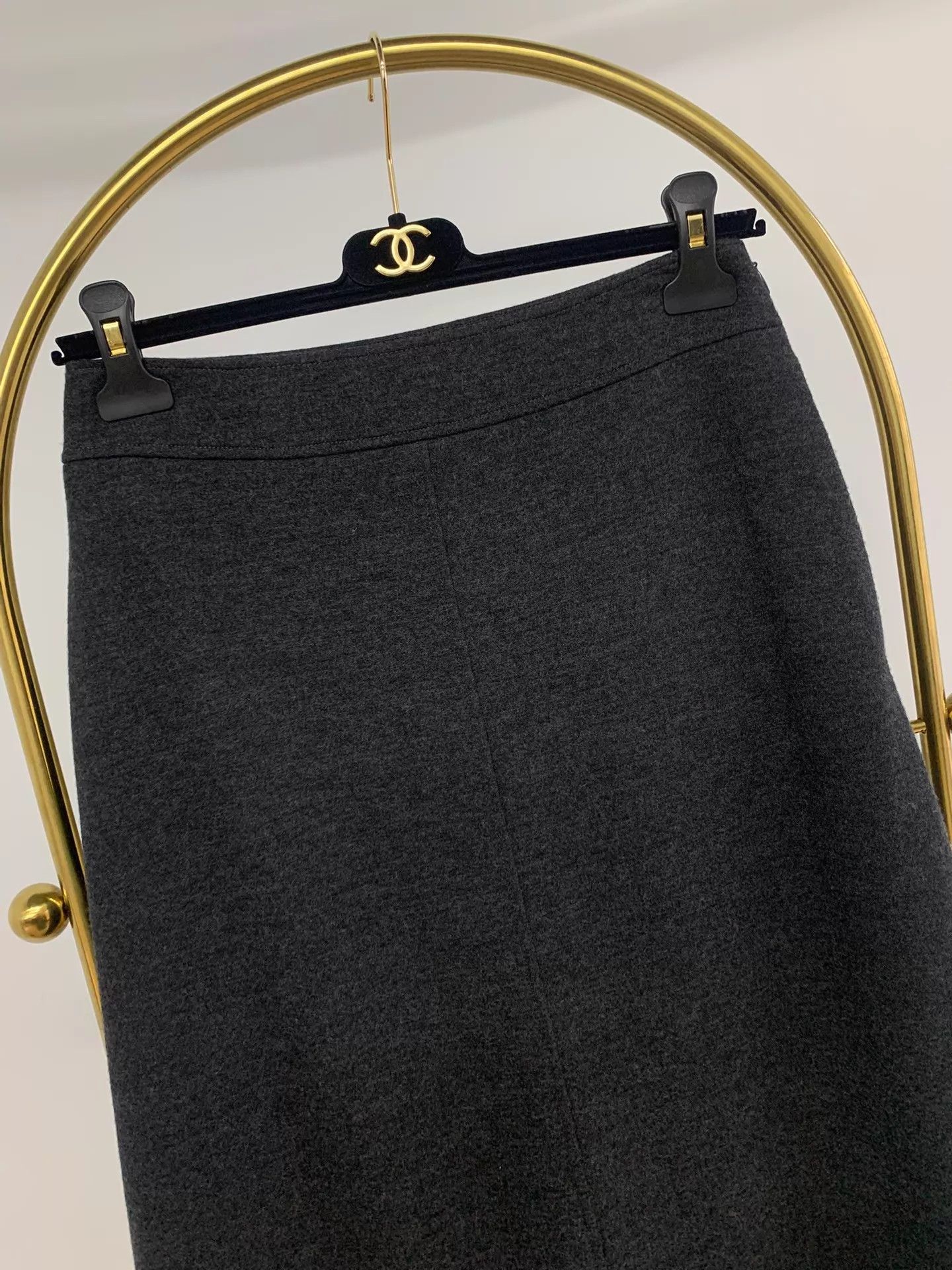 Brunello Cucinelli BC Gray Cashmere Skirt Size S Unused Size 26" / US 2 / IT 38 - 2 Thumbnail