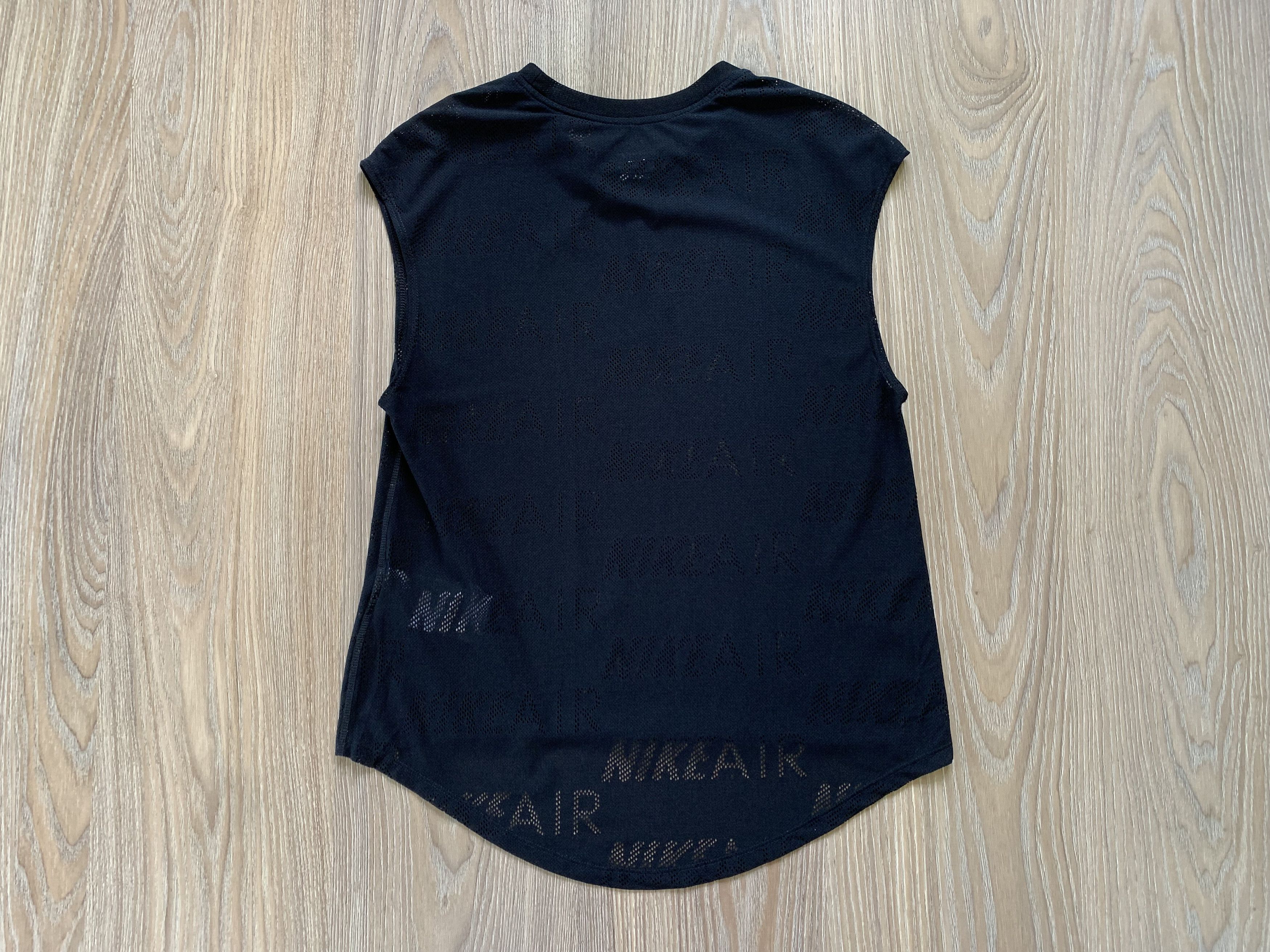 Nike Nike Air Dri-Fit Sleeveless Black Tank Top Size S / US 4 / IT 40 - 3 Thumbnail