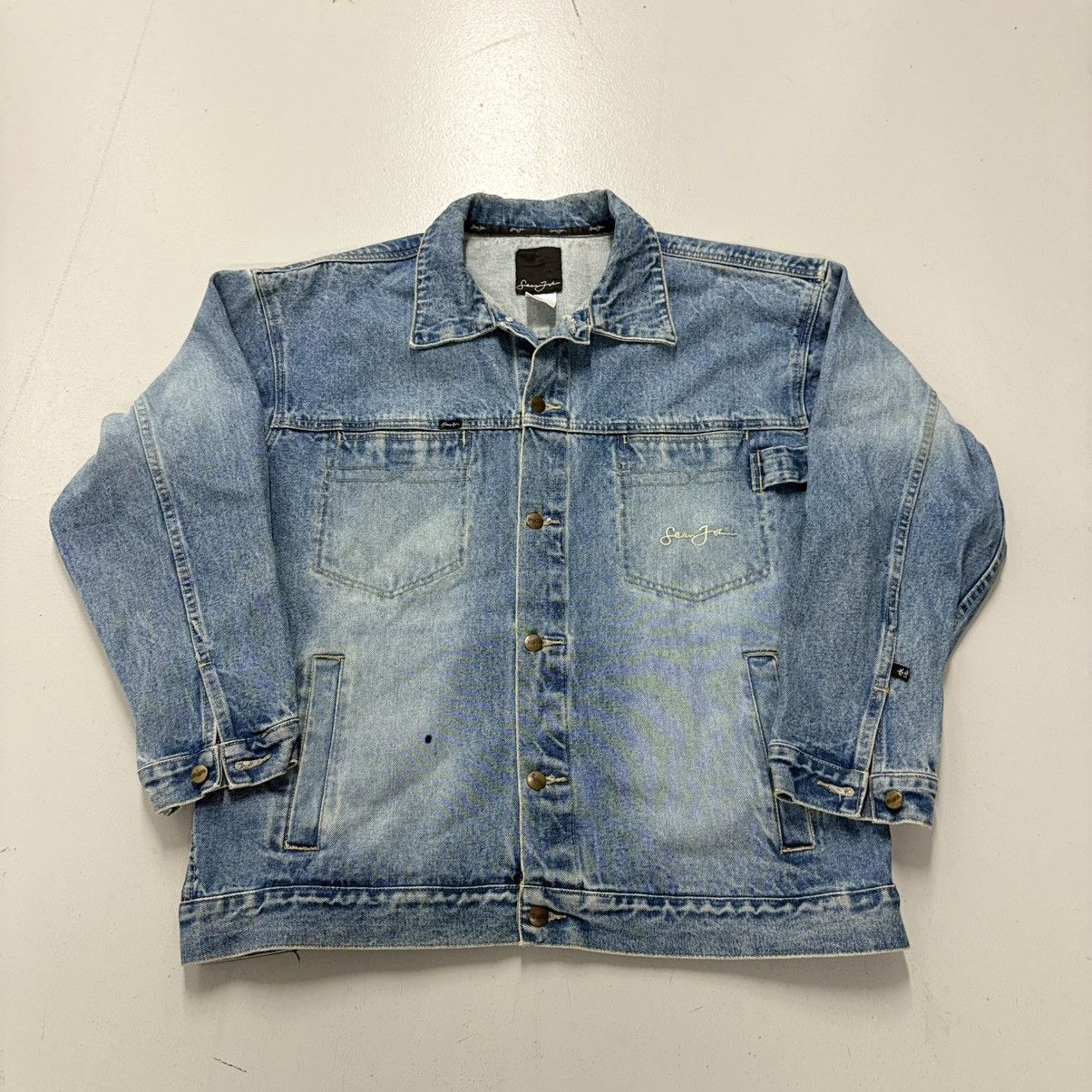 Sean John 2000s Sean John Blue Denim Jacket - Men's XL Size US XL / EU 56 / 4 - 1 Thumbnail