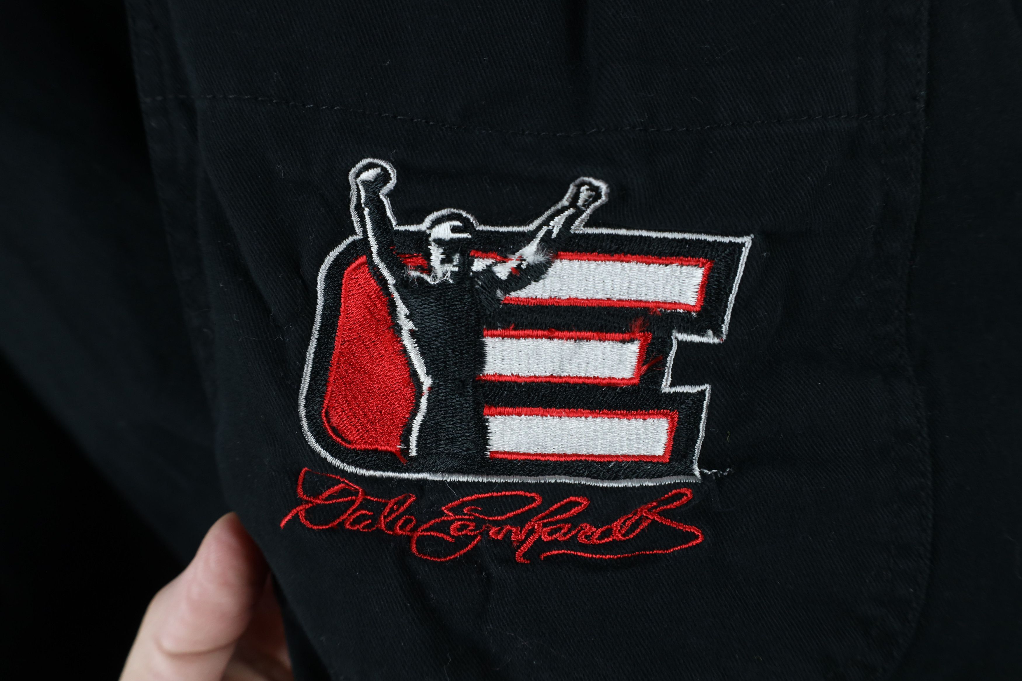 Vintage Vintage 90s NASCAR Earnhardt Racing Button Down Shirt Black Size US XXL / EU 58 / 5 - 4 Thumbnail