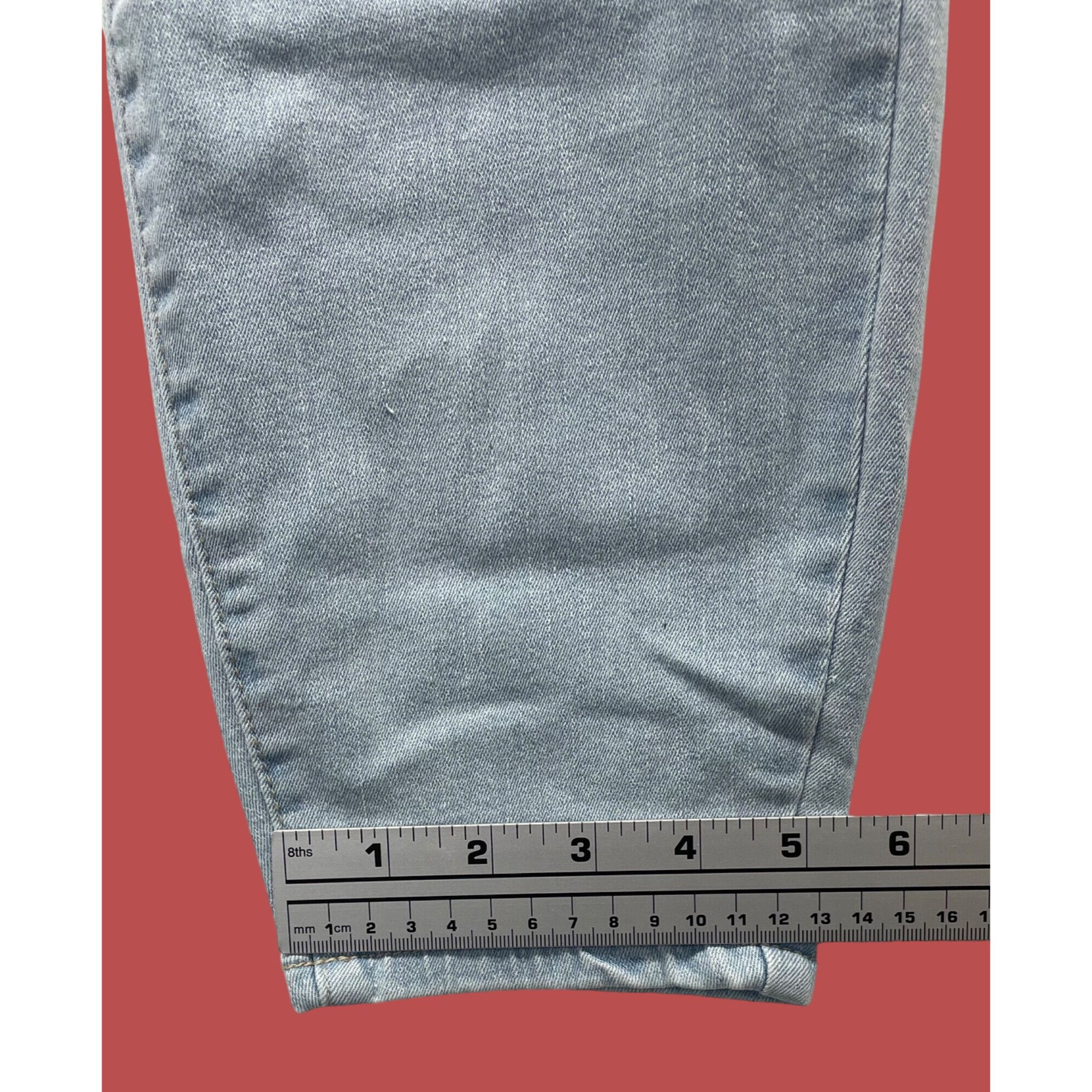 Other Rue + - Women's Ultimate Stretch Mid-Rise Jeans - Light Blue Size 40" / US 18 - 7 Thumbnail