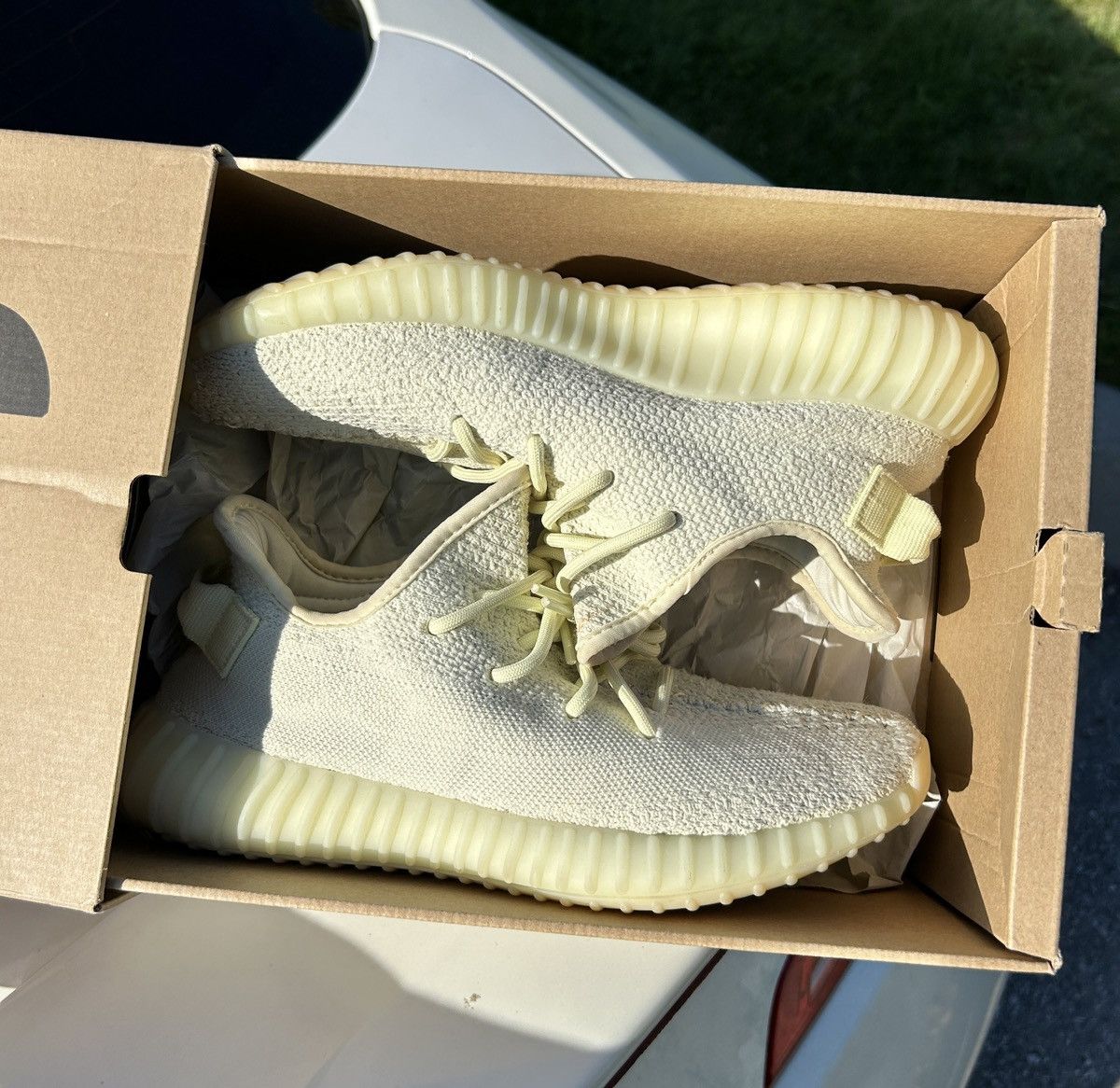 Adidas × Kanye West Adidas Yeezy Boost 350 V2 Butter Size US 7.5 / EU 40-41 - 9 Thumbnail