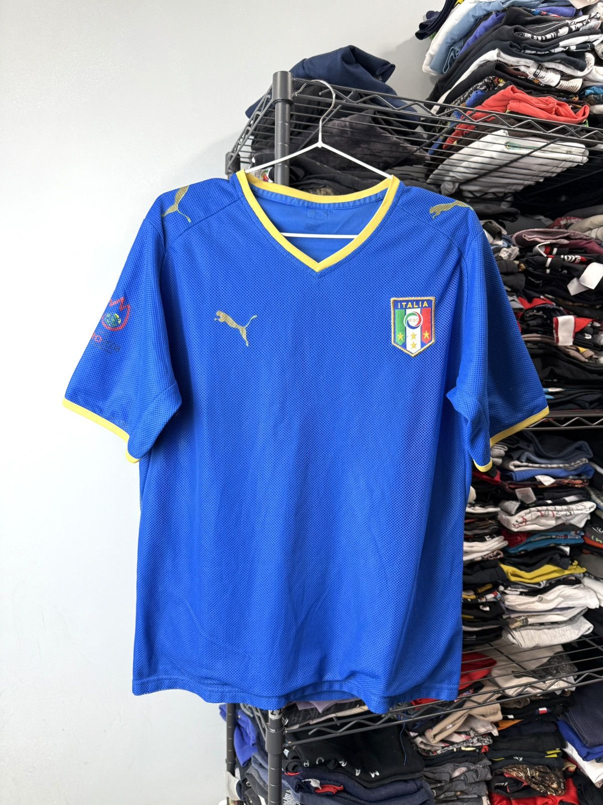 Puma Vintage Puma Italy Soccer Jersey Size US M / EU 48-50 / 2 - 1 Thumbnail