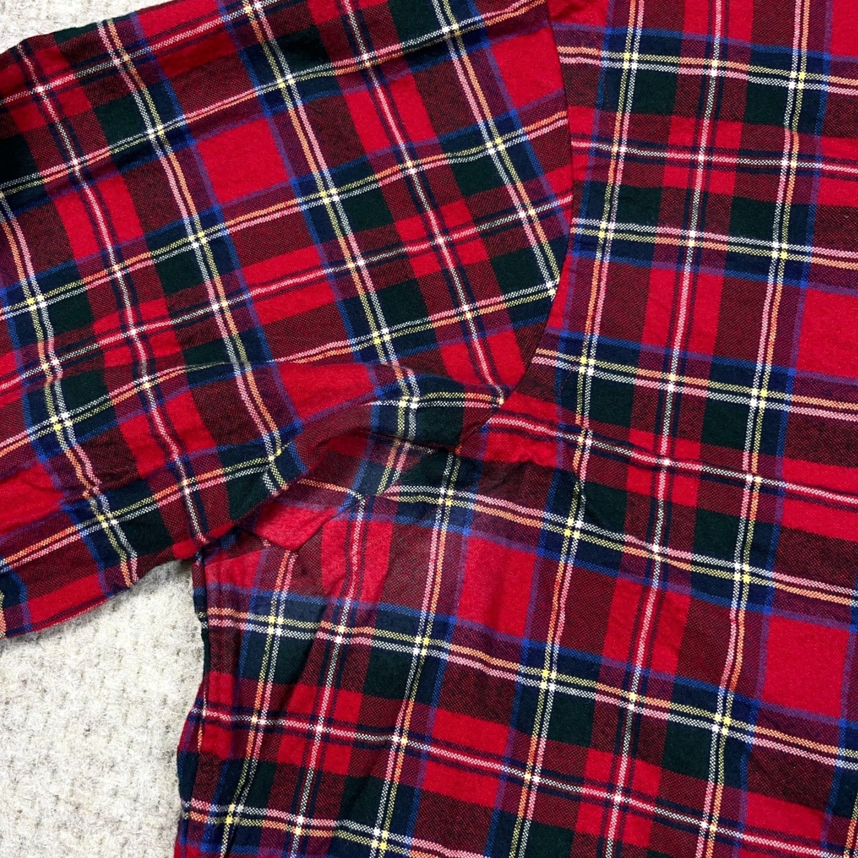 Ralph Lauren Ralph Lauren Button-Up Shirt Men XL Plaid Red Green Oxford Cloth Custom Fit Shirt Size US XL / EU 56 / 4 - 5 Thumbnail