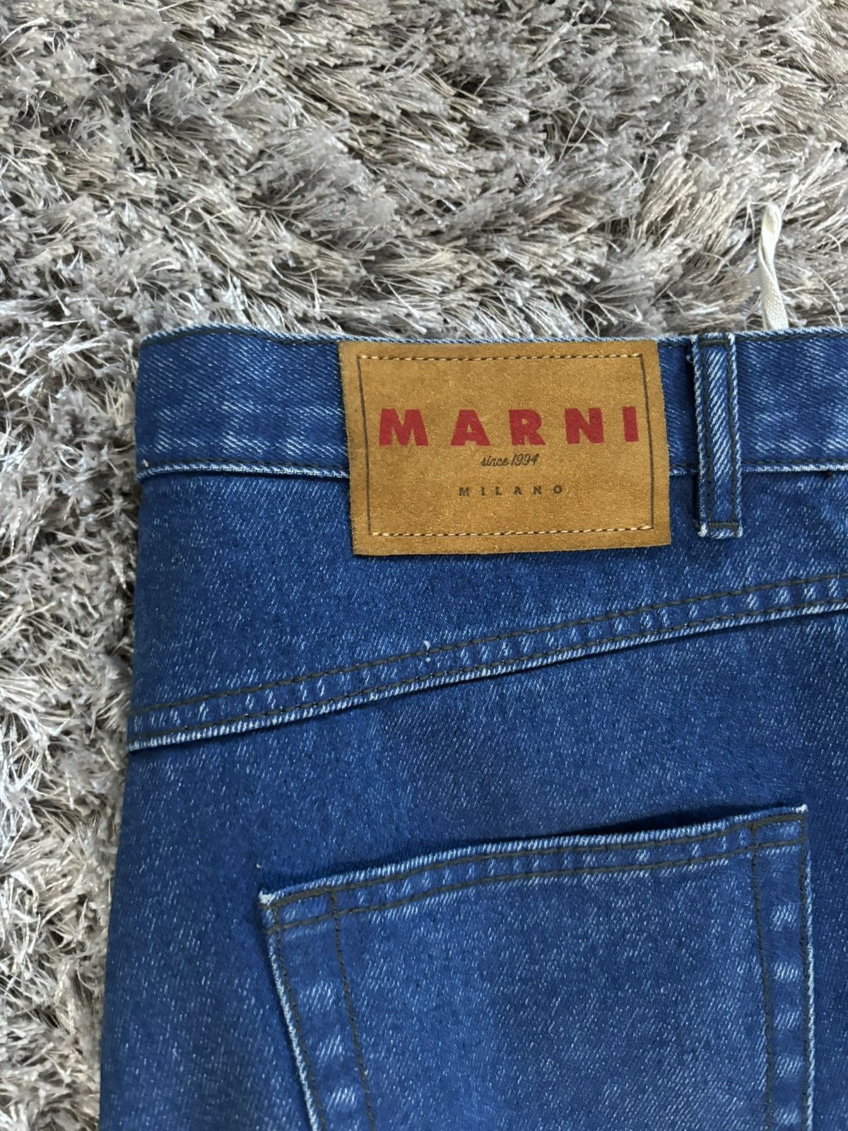 Marni Marni Wide Leg Flared Blue Denim Size US 32 / EU 48 - 4 Thumbnail