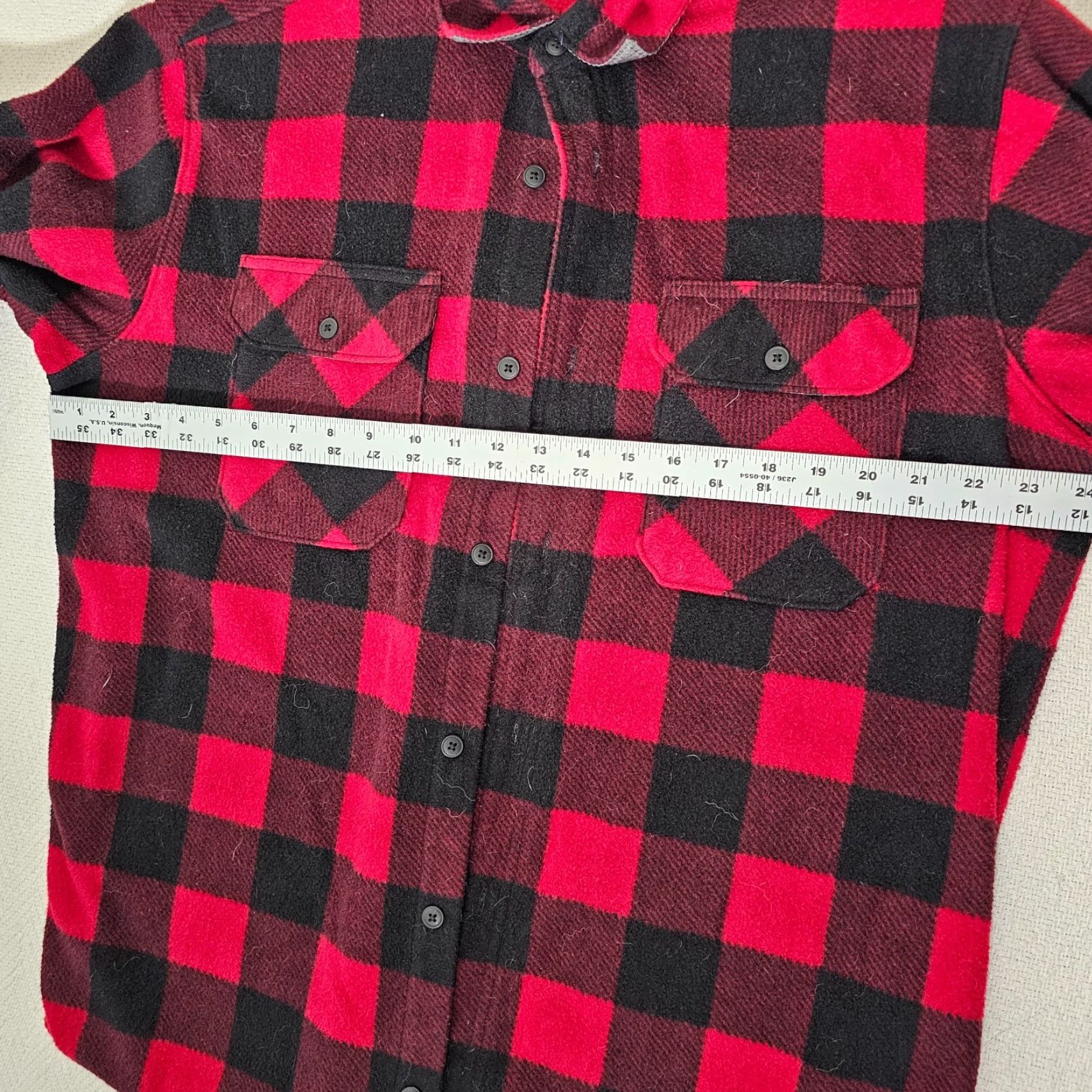 Wrangler Wrangler Shirt Mens L Red Plaid Flannel Long Sleeve Western Pockets Button-Up Size US L / EU 52-54 / 3 - 5 Thumbnail