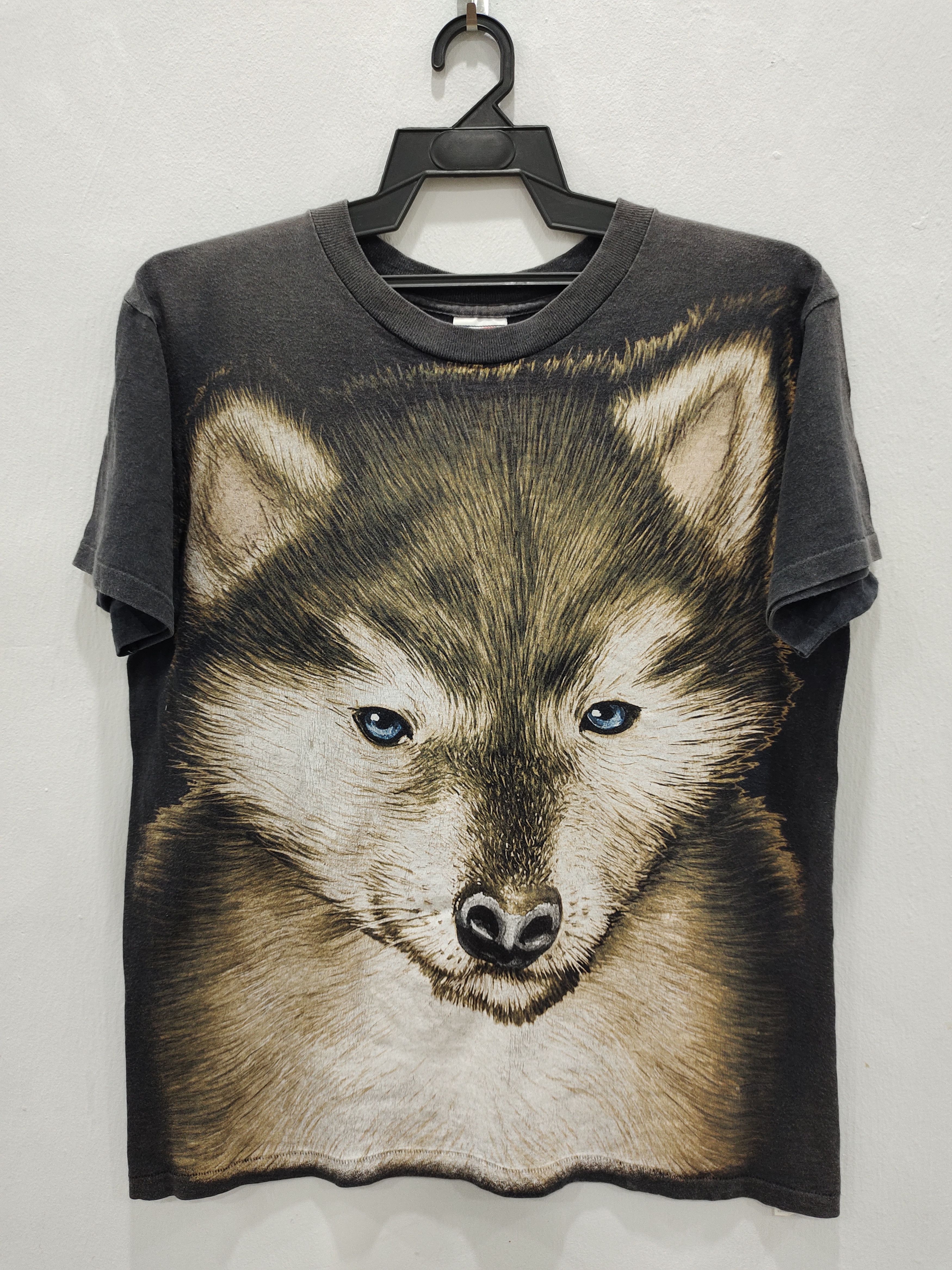 Vintage Vintage Wolf Wildlife OVP Tees Size US M / EU 48-50 / 2 - 1 Thumbnail