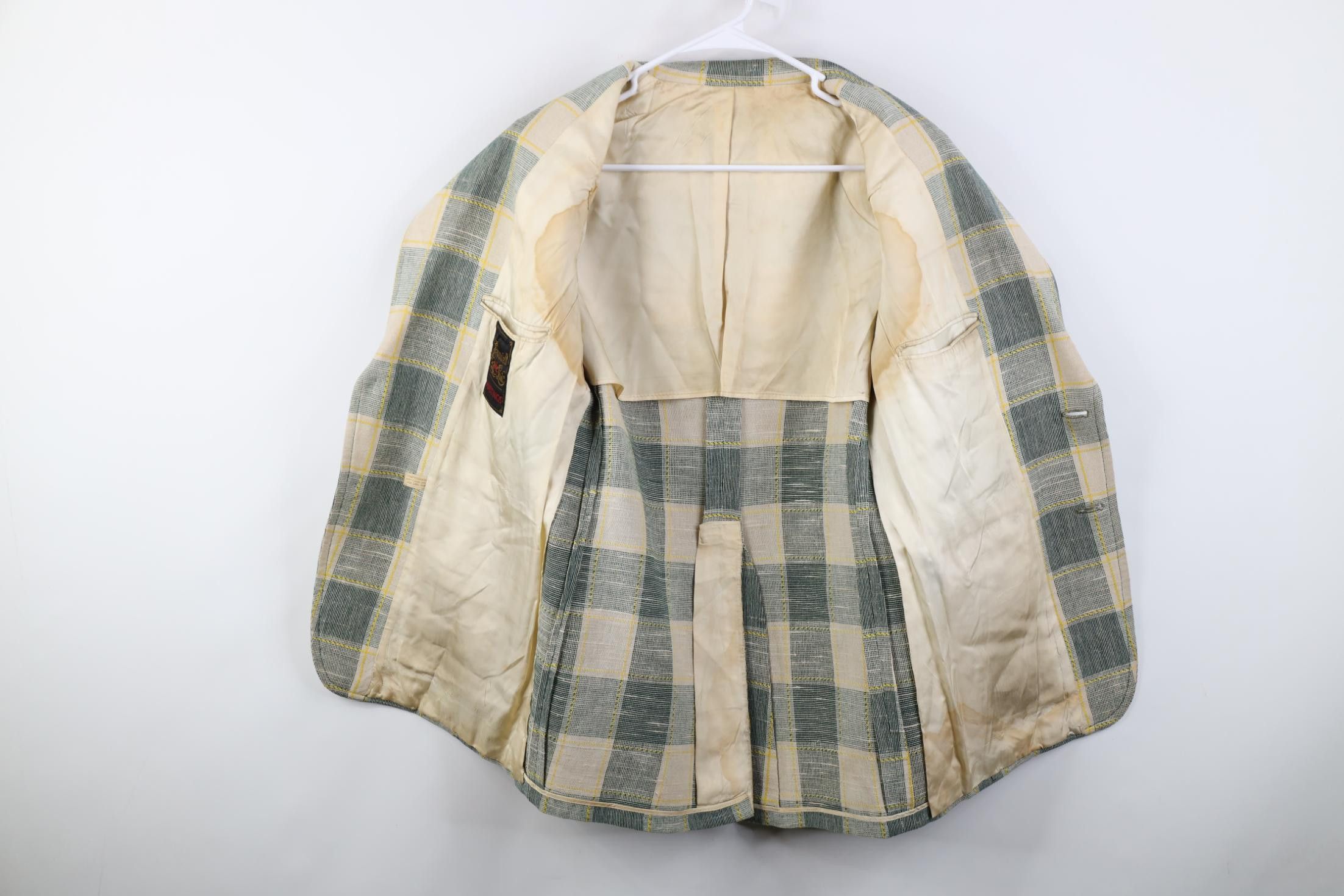 Vintage Vintage 70s Rockabilly Wool Suit Blazer Jacket Plaid USA Size US L / EU 52-54 / 3 - 11 Thumbnail