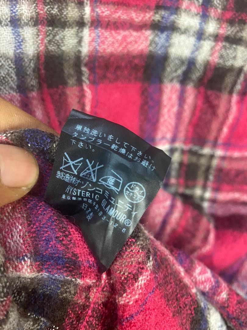 Flannel × Hysteric Glamour Hysteric glamour wool button up turtleneck shirt Size S / US 4 / IT 40 - 8 Thumbnail