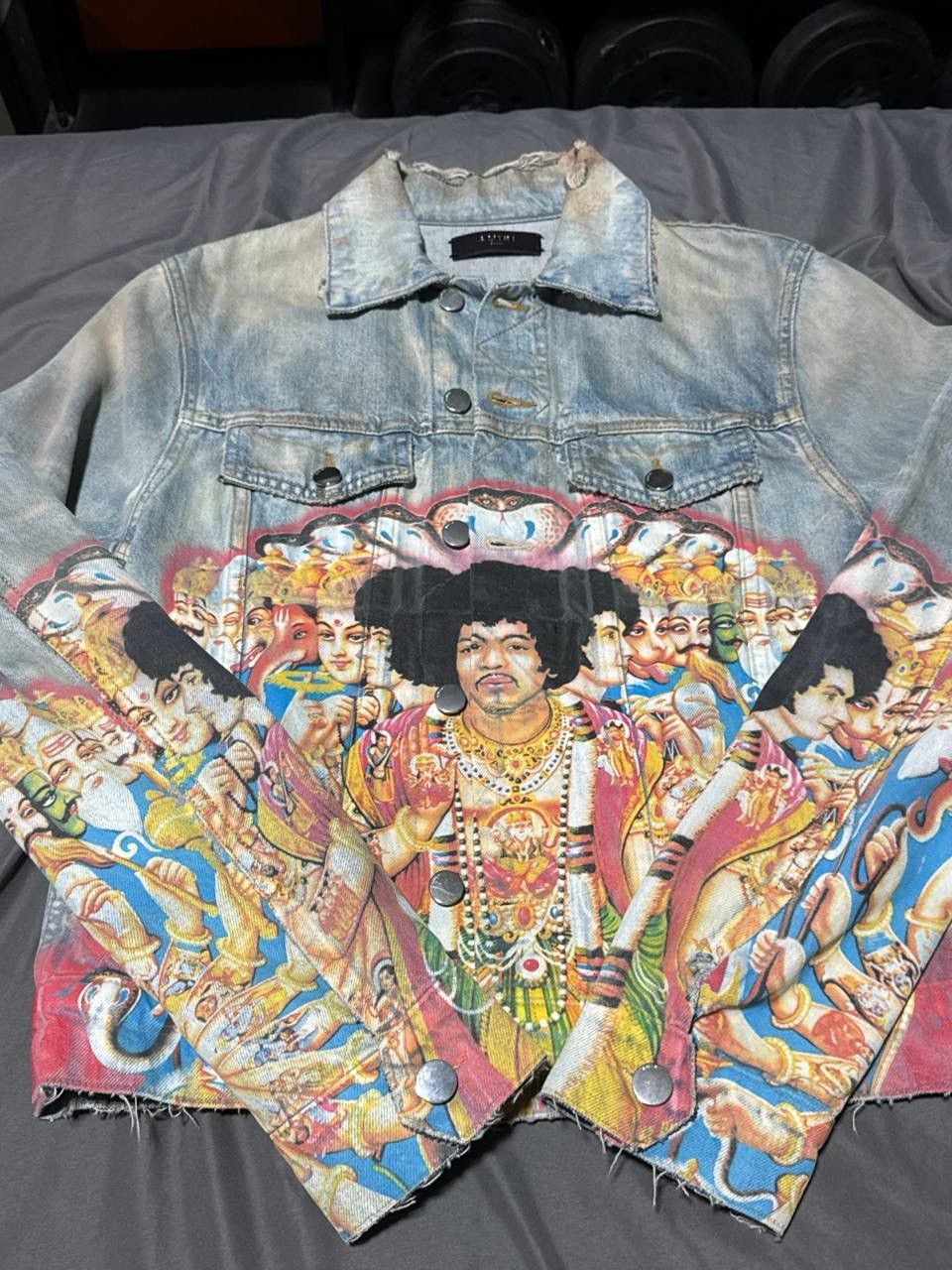 Amiri × Jimi Hendrix Jimi hendrix amiri denim jacket Size US S / EU 44-46 / 1 - 2 Thumbnail