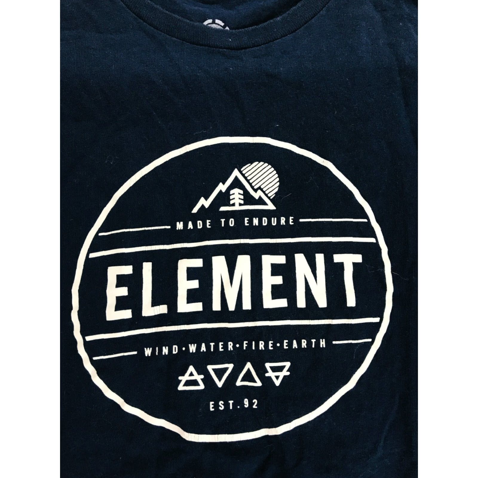 Element Element T-Shirt Men Navy Blue Regular Fit Short Sleeve S - Graphic Print? No - Solid - Crew Neck - Blue - Size S - Element - Men - Vintage No Size US S / EU 44-46 / 1 - 3 Thumbnail