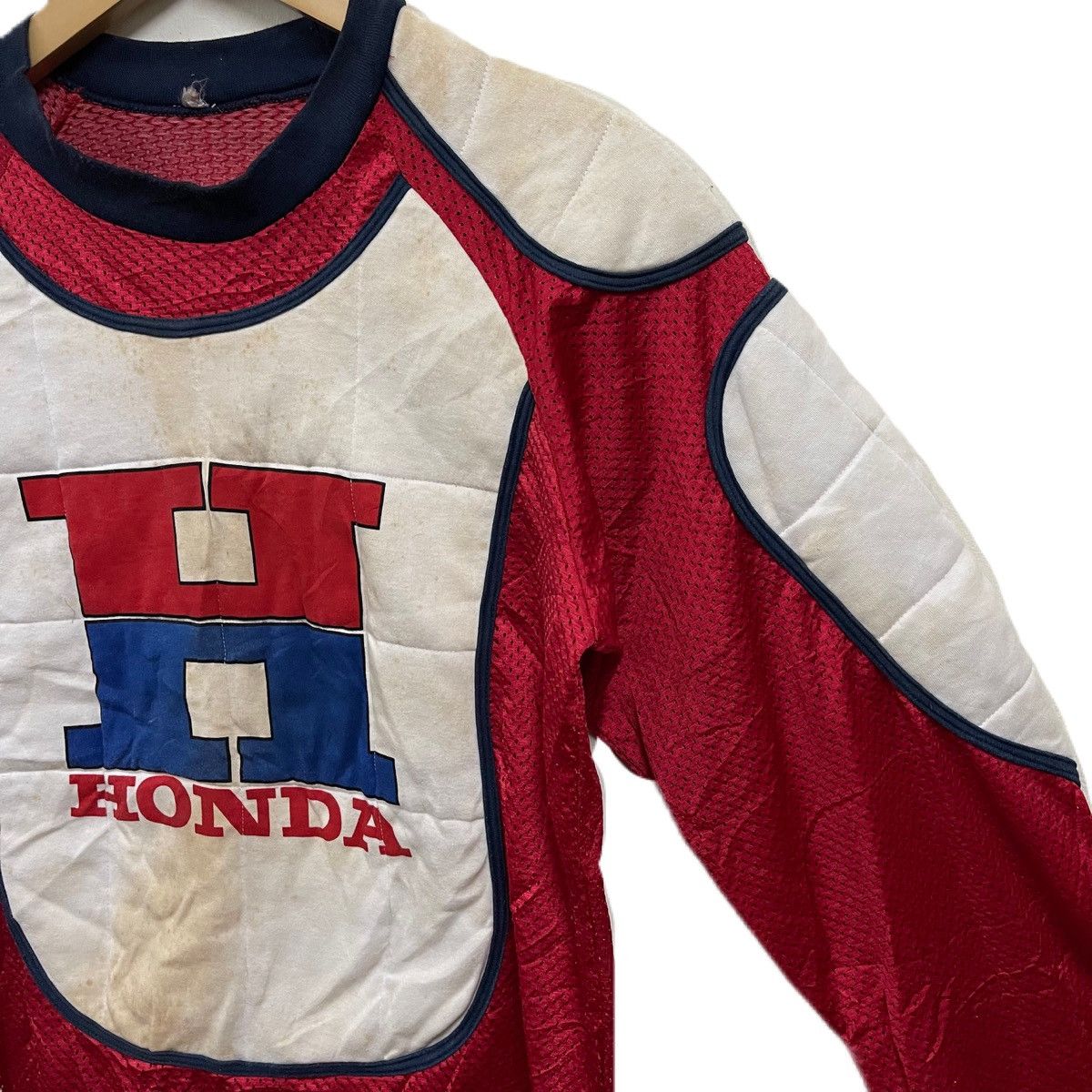 Honda Vintage 70s HONDA Racing Mesh Jersey Size US S / EU 44-46 / 1 - 4 Thumbnail