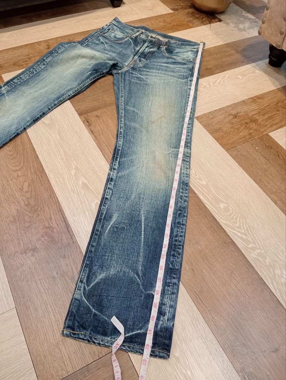 Spellbound SPELLBOUND JAPAN BLUE WASHED DENIM PANTS Size US 28 / EU 44 - 13 Thumbnail