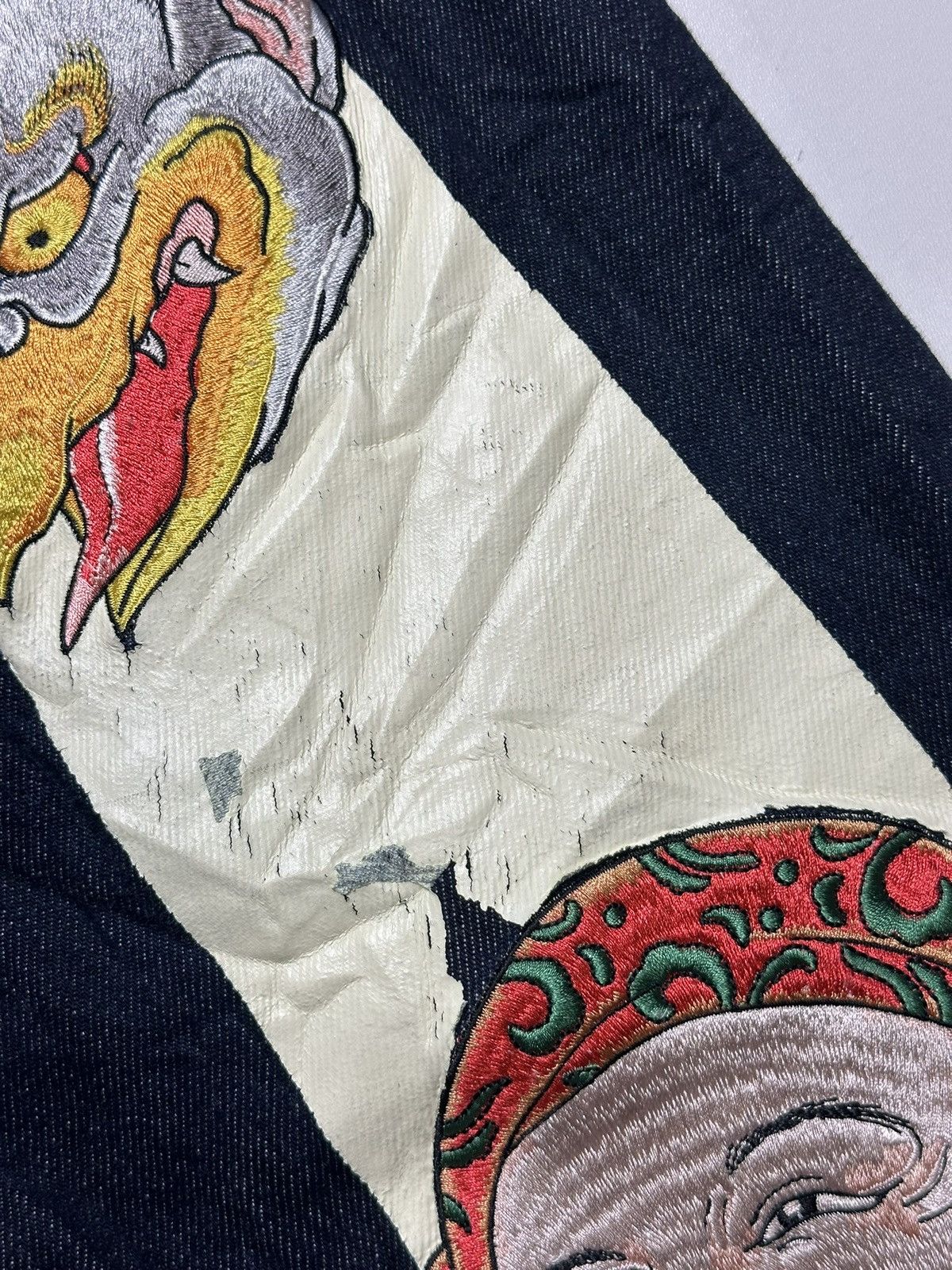 Evisu Vintage Evisu Big Daicock Face Slevedge Jeans Size US 31 - 19 Thumbnail