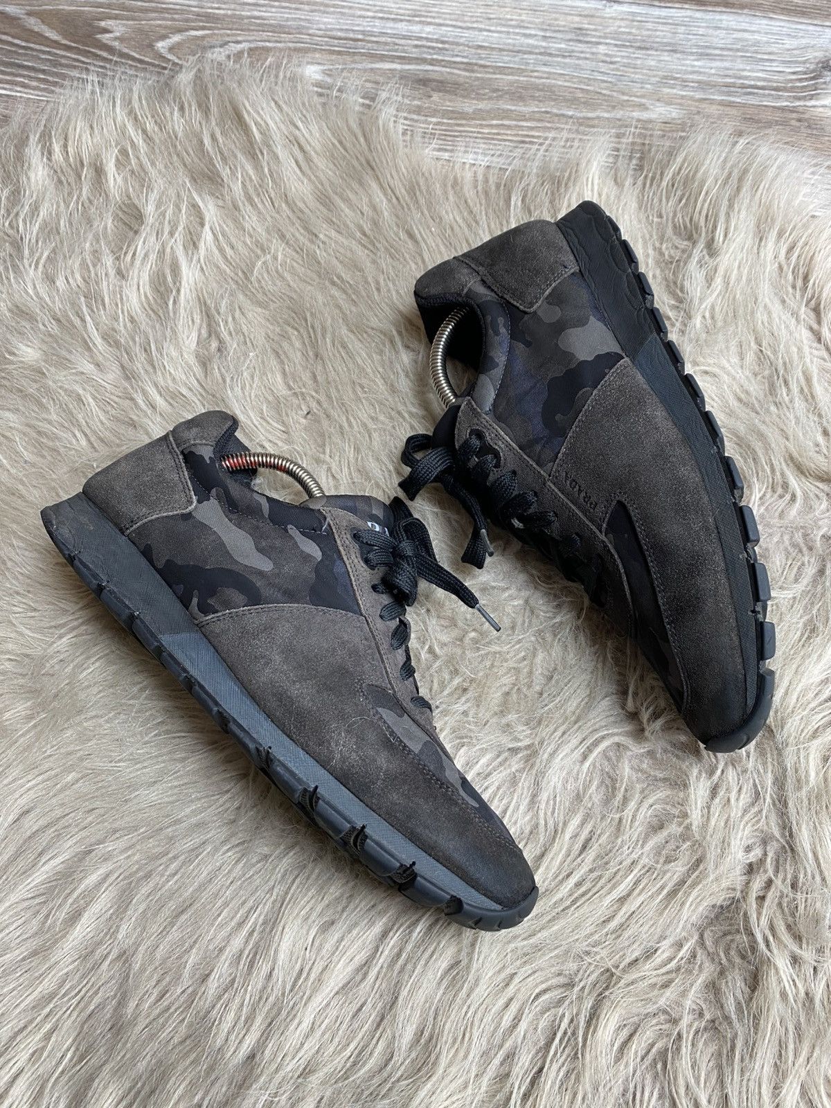 Prada Prada camo sneakers mens 9 Size US 9 / EU 42 - 6 Thumbnail