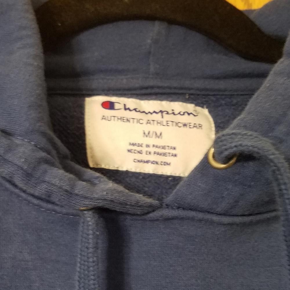 Champion Champion Blue Hoodie Size Medium Size US M / EU 48-50 / 2 - 3 Thumbnail