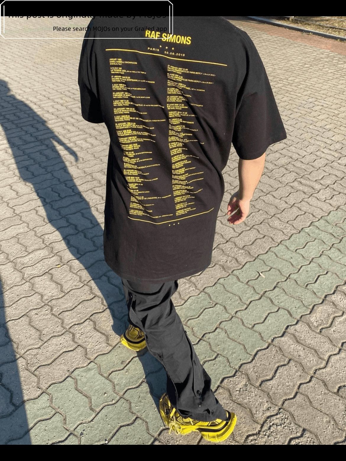 Raf Simons Raf Simons 20AW Diptych Tour Tee Size US L / EU 52-54 / 3 - 5 Thumbnail