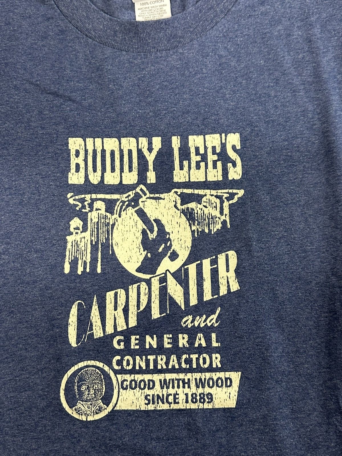 Lee × Vintage Vintage 90s Lee Buddy Lee’s Navy Blue Long Sleeve Size US L / EU 52-54 / 3 - 4 Thumbnail