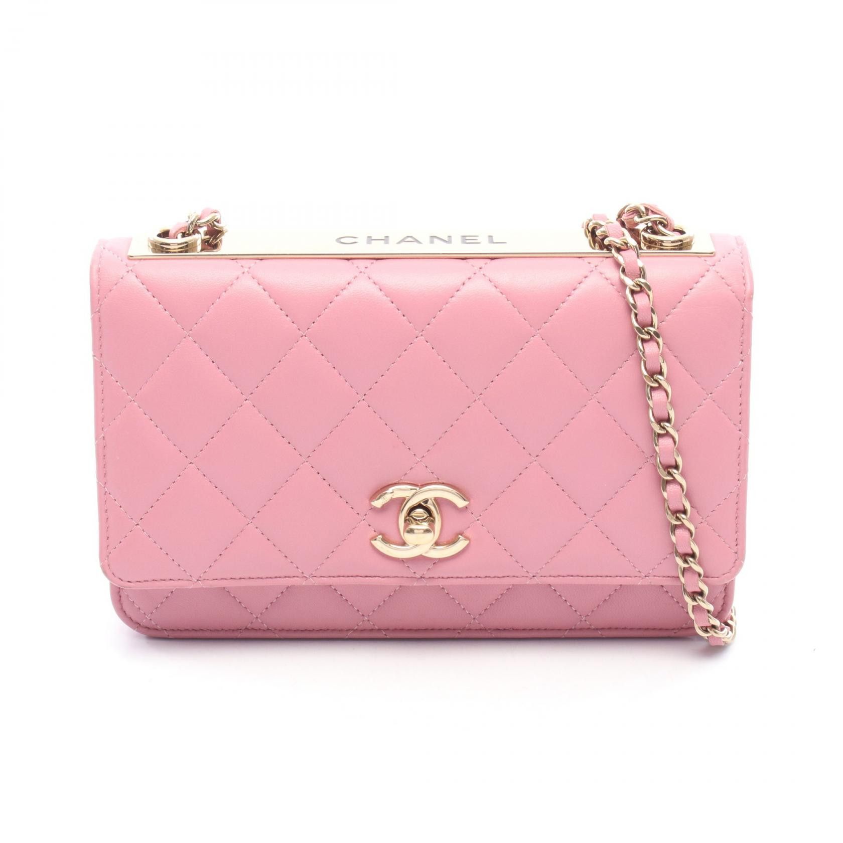 Chanel Chanel CHANEL Trendy CC Lambskin Shoulder Bag Leather Shoulder Bag A80982 DUTY FREE for USA Size ONE SIZE - 1 Thumbnail