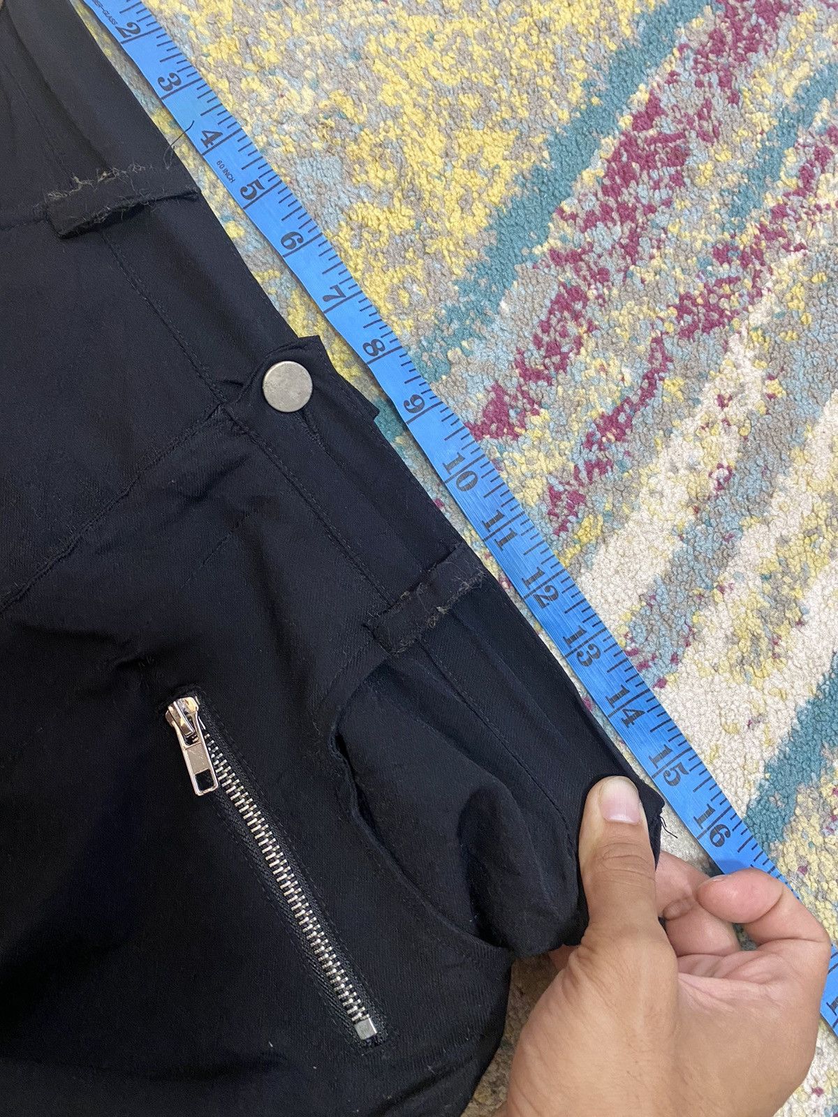 If Six Was Nine NieR Clothing Punk Stretchable Bondage Pant Size US 29 - 9 Thumbnail
