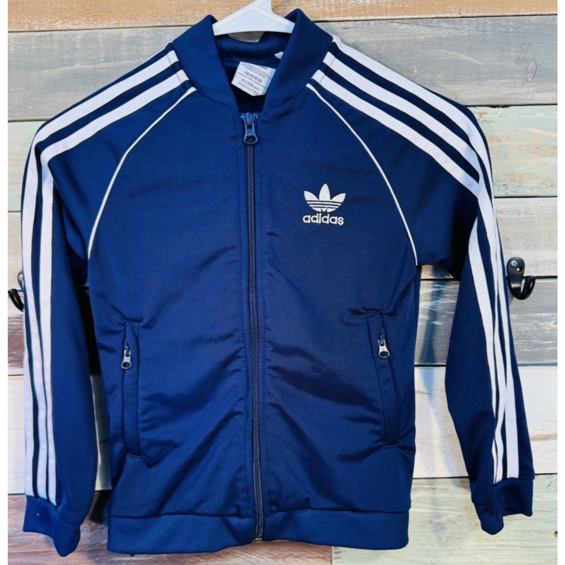 Adidas Adidas Boys BLUE PRIMEBLUE Zip Up Hoodie Athletic Jacket YXS Size US XS / EU 42 / 0 - 2 Thumbnail