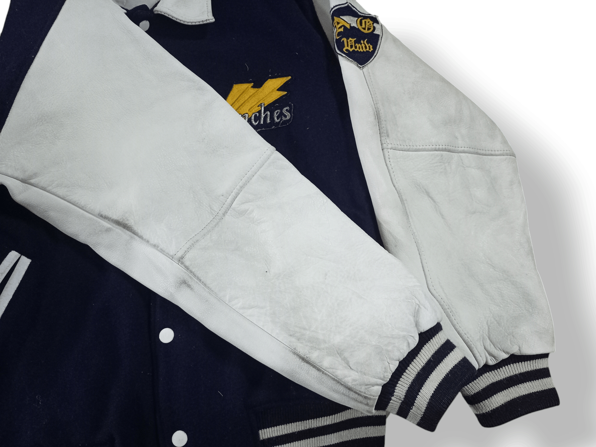 Vintage Vintage 90s Village Stone Varsity Jacket Size US M / EU 48-50 / 2 - 3 Thumbnail