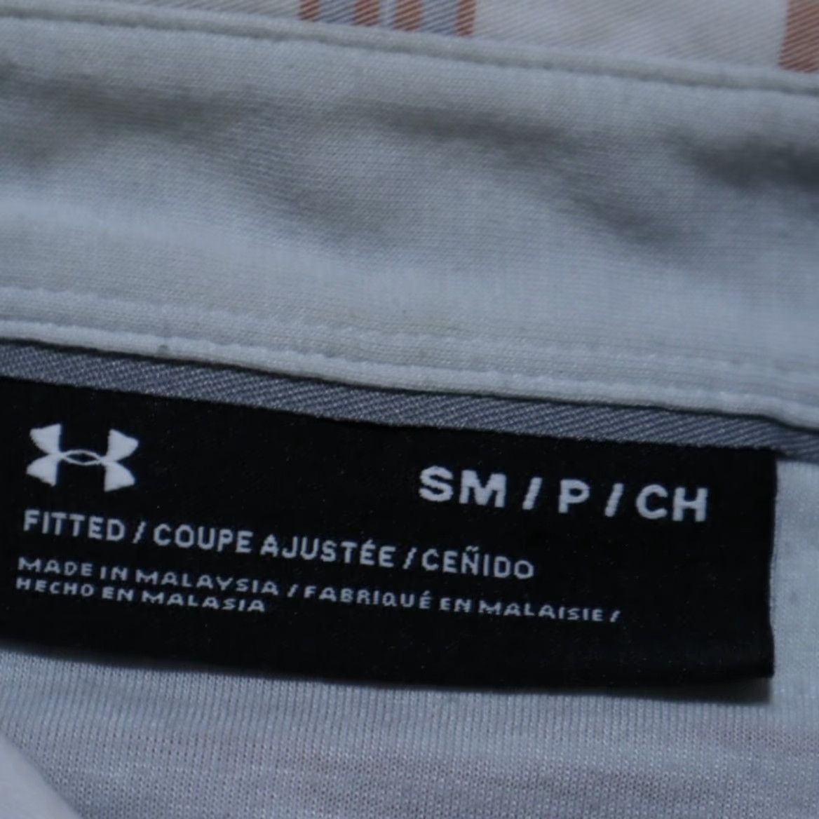 Under Armour Under Armour Shirt Plaid White Mens S Snap Up Performance Cotton Blend Regular Fit Short Sleeve Shirt Size US S / EU 44-46 / 1 - 5 Thumbnail