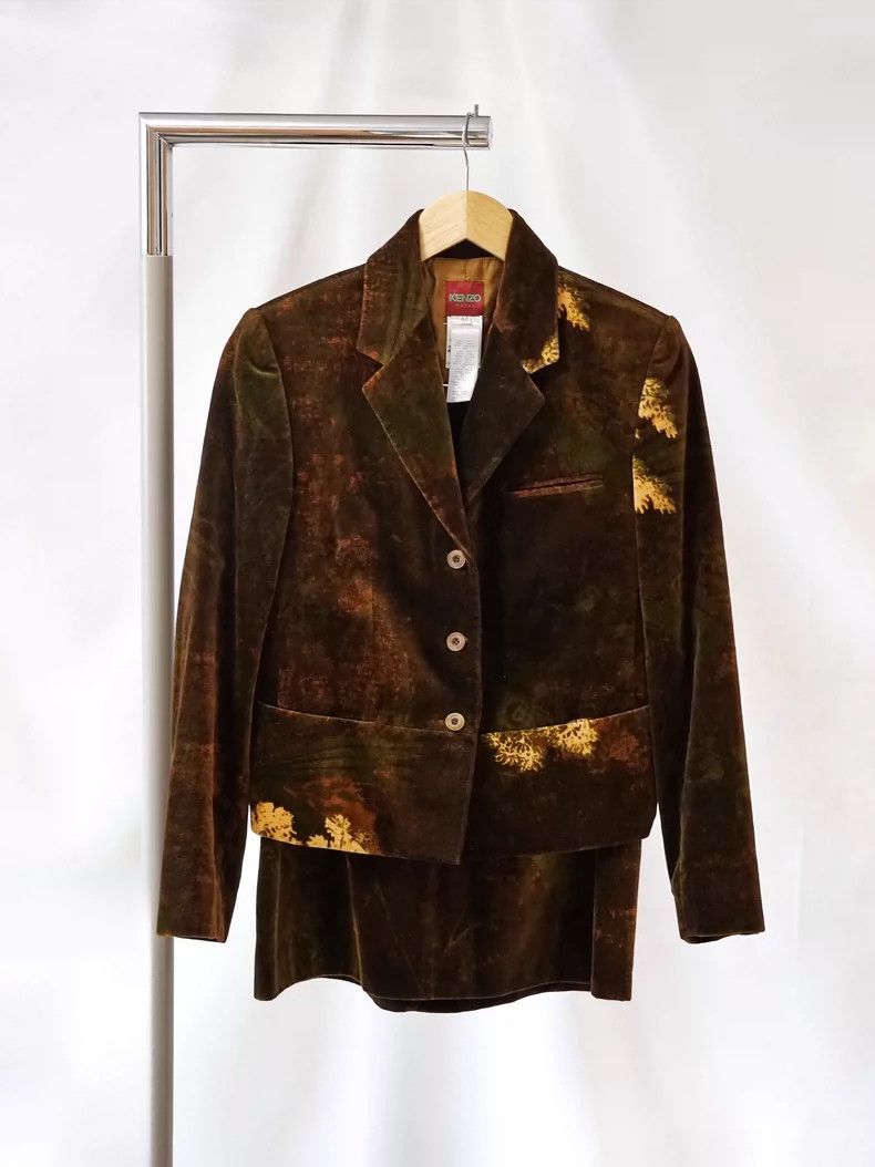 Kenzo KENZO Golden foil pine and cypress velvet set Size S / US 4 / IT 40 - 2 Thumbnail