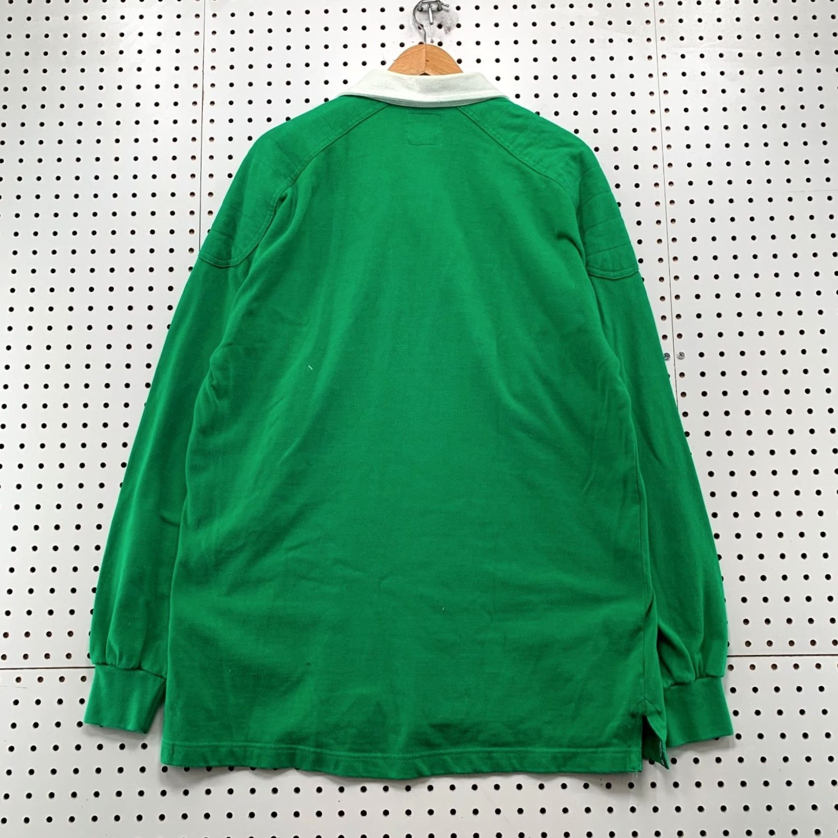 Vintage Ireland Rugby Polo Shirt Mens L Green Embroidered Cara Craft Thick Cotton Size US L / EU 52-54 / 3 - 2 Thumbnail