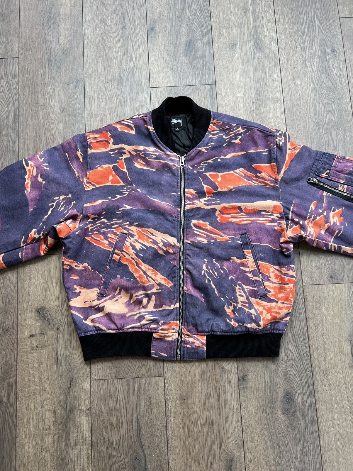 Stussy Stussy x Lucien Smith Tigris Bomber Jacket Large Size US L / EU 52-54 / 3 - 2 Thumbnail