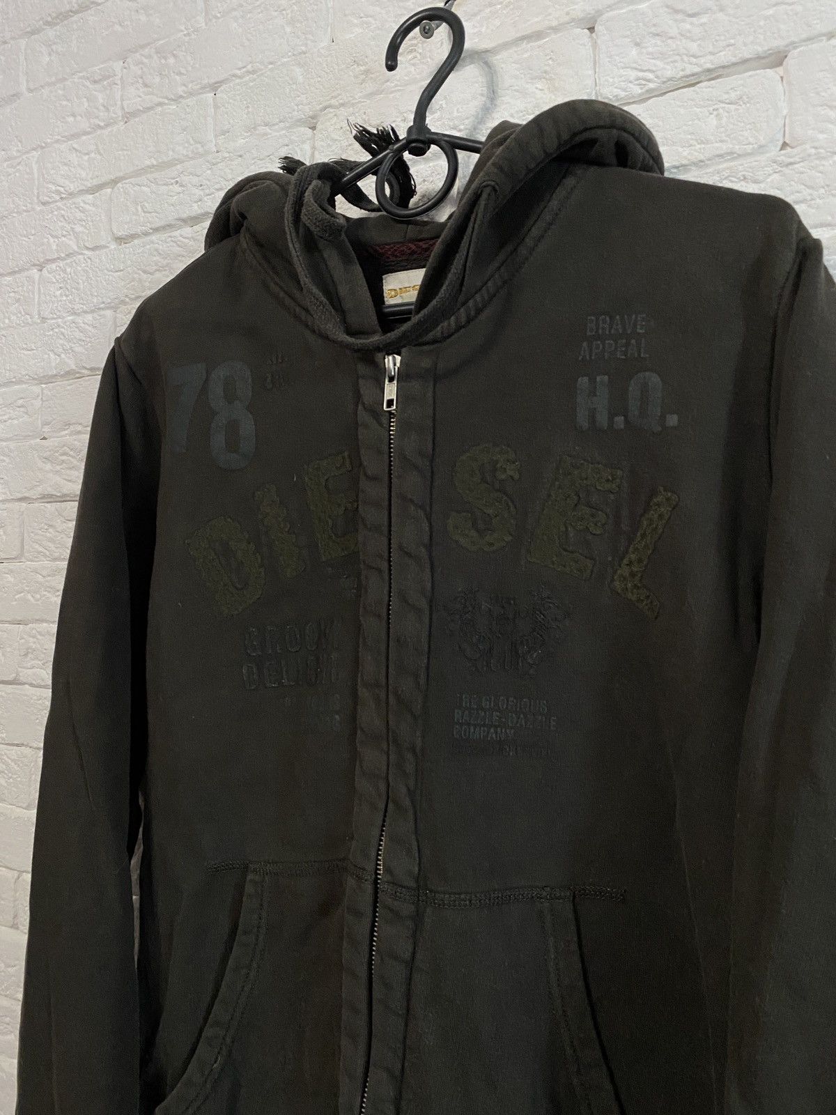 Diesel Diesel Zip Up Hoodie Vintage Y2K Opium | Grailed