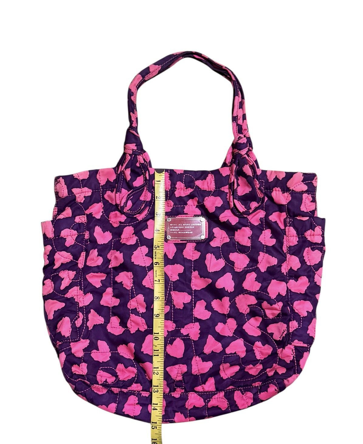 Marc by Marc Jacobs MARC JACOBS Totes Bag Nylon Heart-Prints Size ONE SIZE - 6 Thumbnail