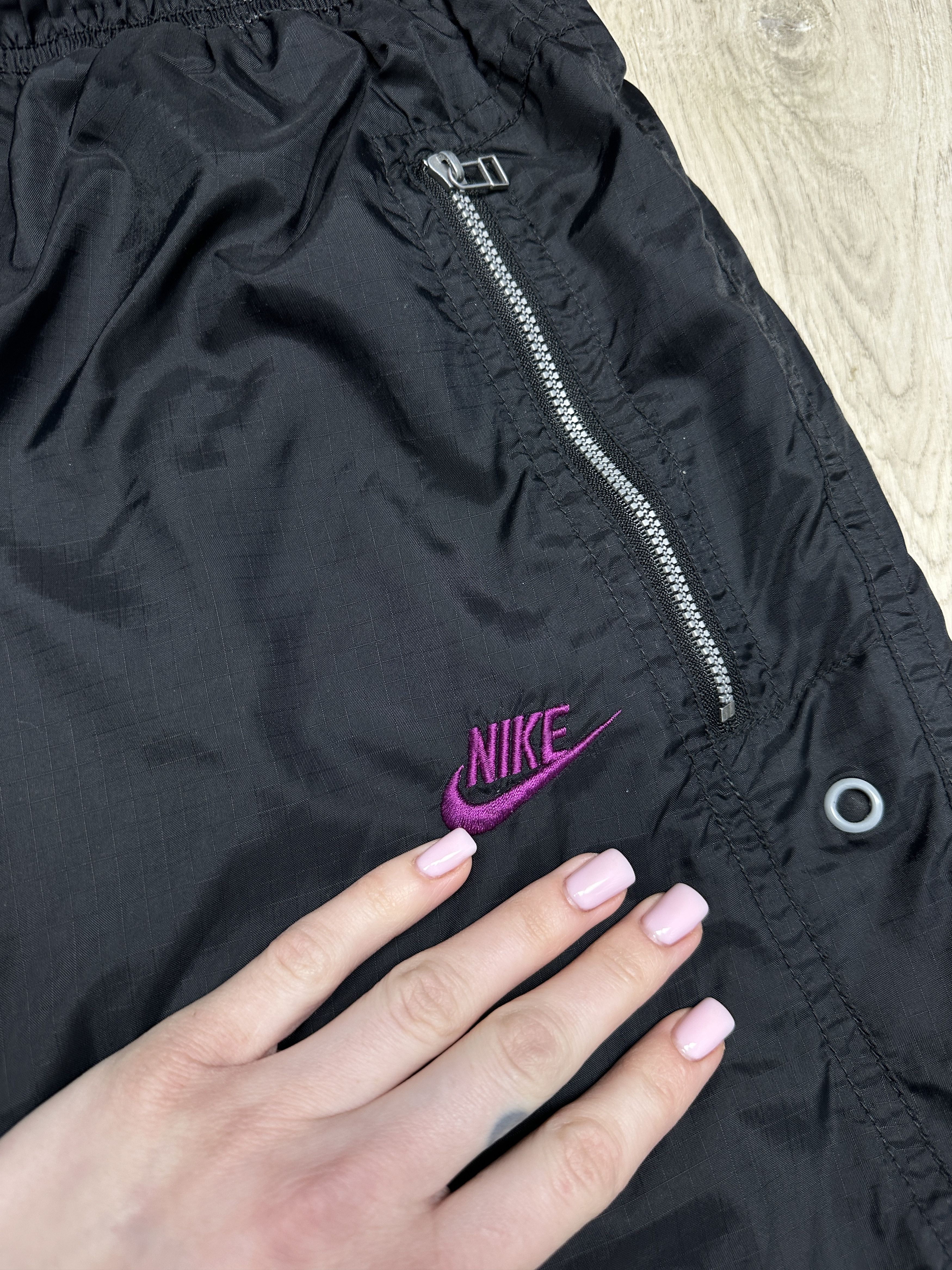Nike Nike 90s Vintage Mens Nylon Track Suit Jacket + Pants Drill Size US 36 / EU 52 - 12 Thumbnail