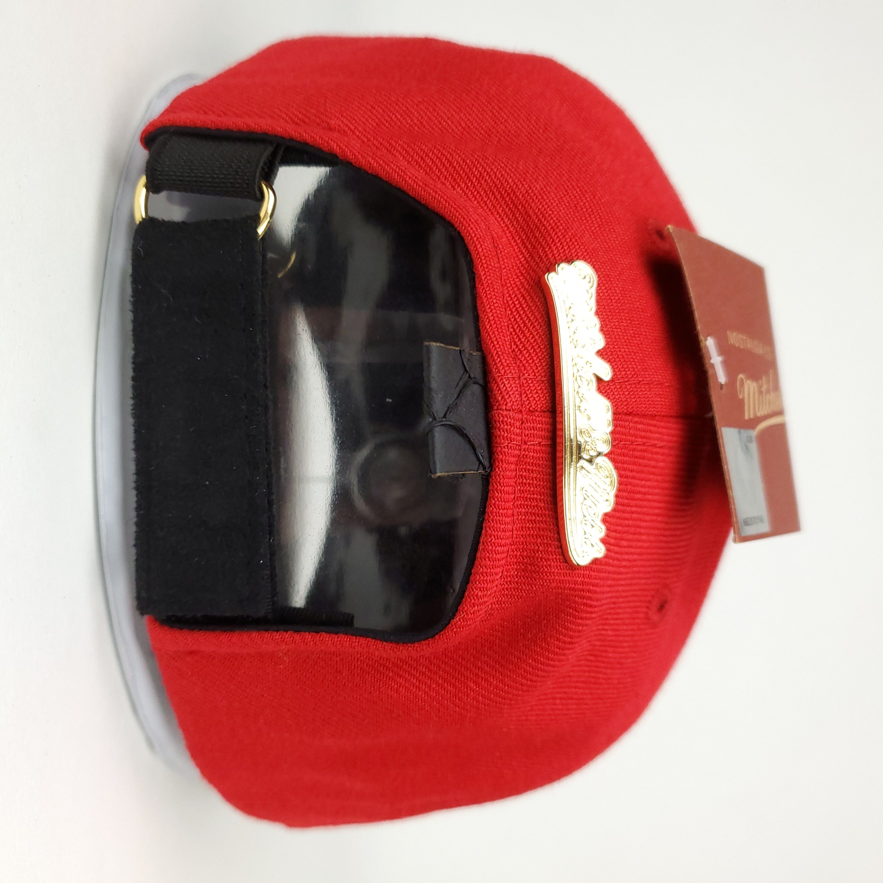 Mitchell & Ness Chicago Bulls Carp Skin Bill Strapback Hat Size ONE SIZE - 4 Thumbnail