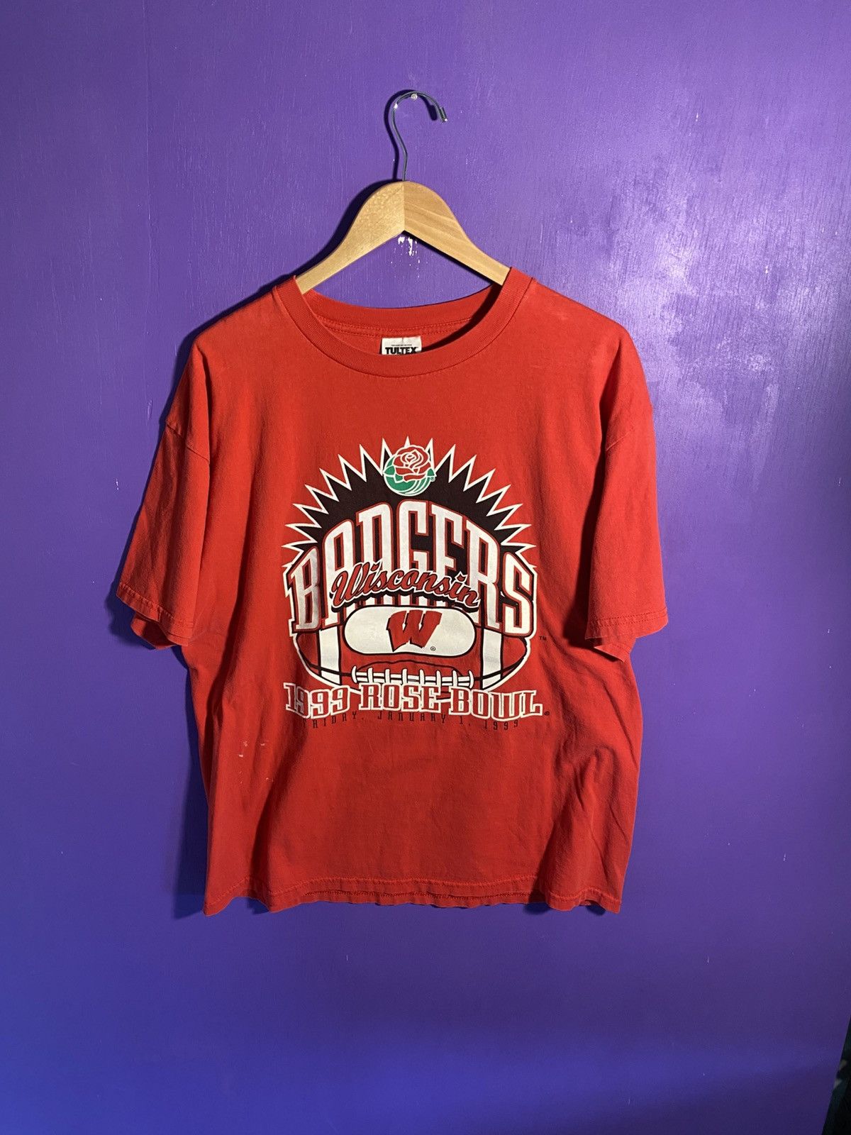 Other Vintage 1999 Wisconsin badgers rose bowl t-shirt Size US XL / EU 56 / 4 - 1 Thumbnail