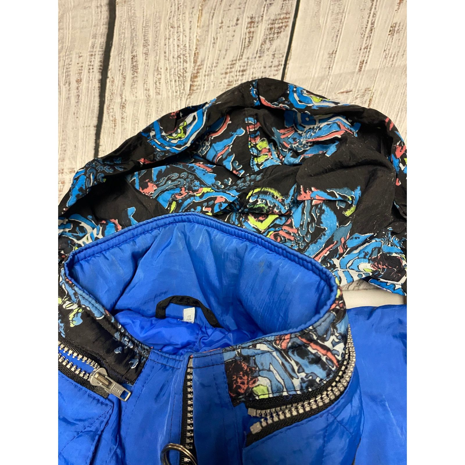 Vintage Rare Vintage Rucanor Ski Suit snow bib XL Black Blue Size XL / US 12-14 / IT 48-50 - 11 Thumbnail