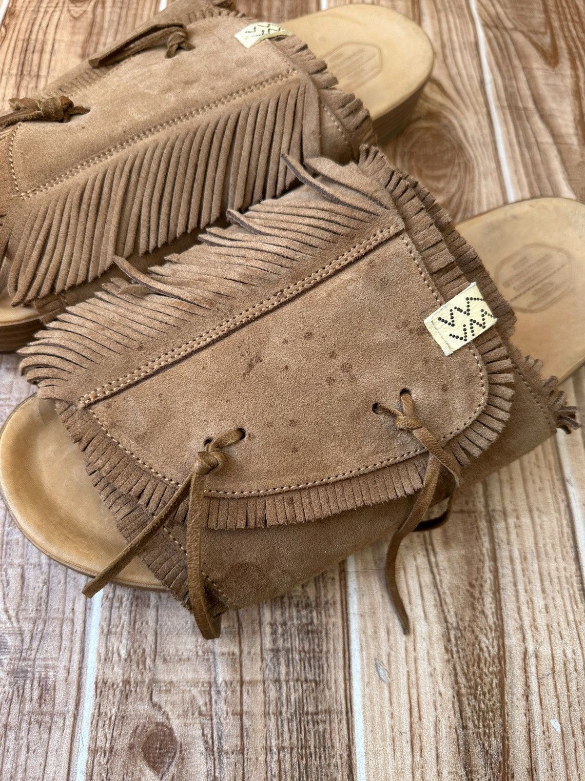 Visvim Visvim Christo Shaman Slides Brown XL Size US 12 / EU 45 - 4 Thumbnail