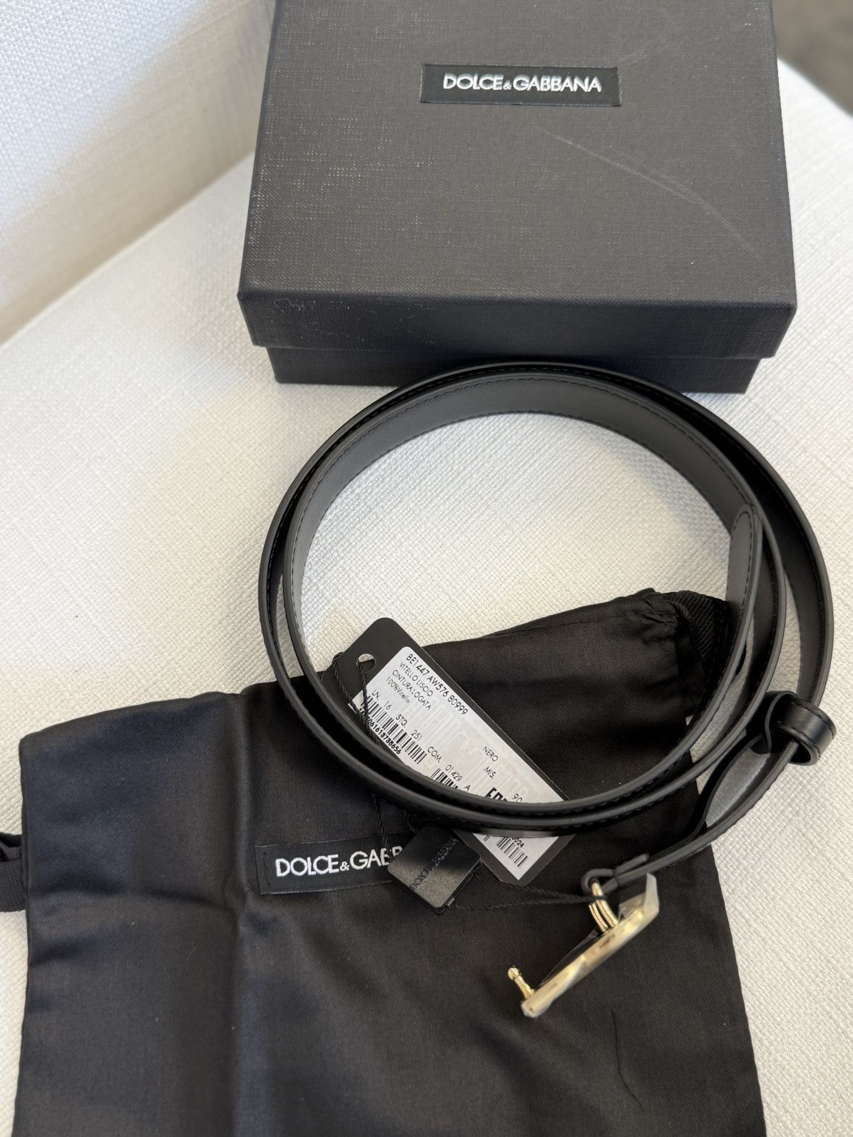 Dolce & Gabbana Dolce & Gabbana D & G Leather Belt Size ONE SIZE - 2 Thumbnail