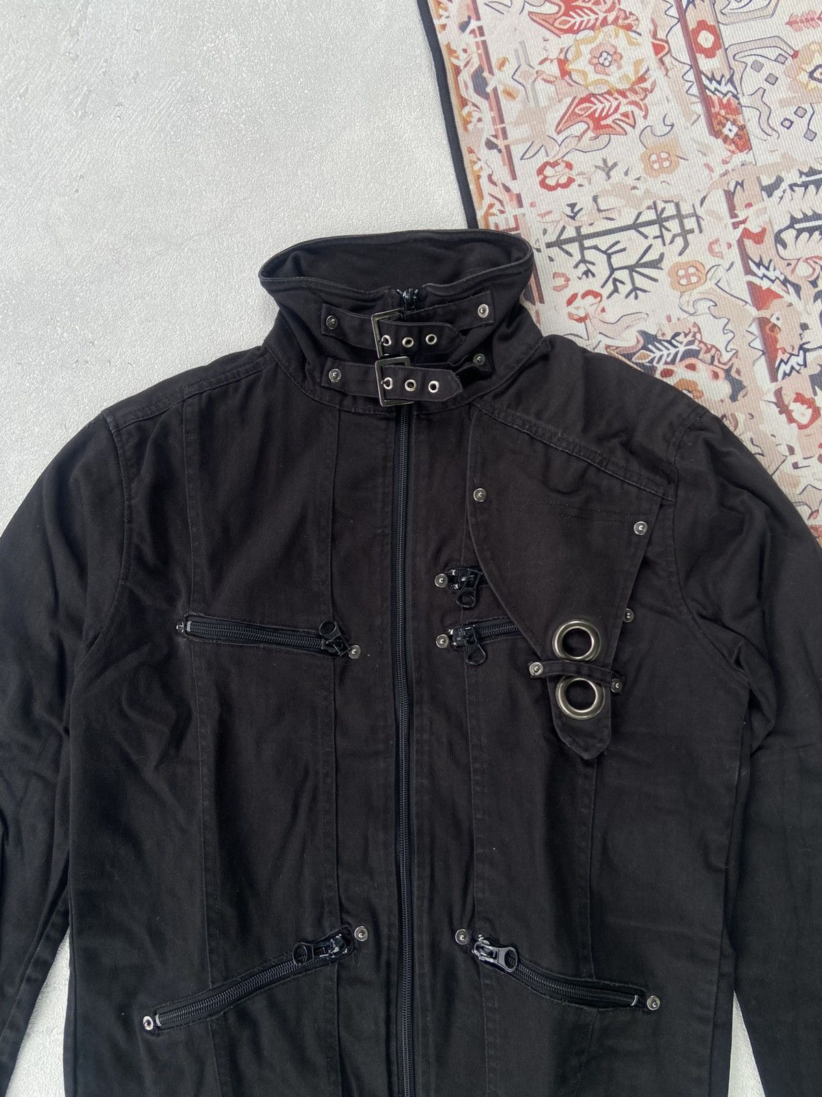 KMRii Japanese BIKERS ZIPPER GOTHIC SEDITIONARIES PUNK jacket Size US M / EU 48-50 / 2 - 5 Thumbnail