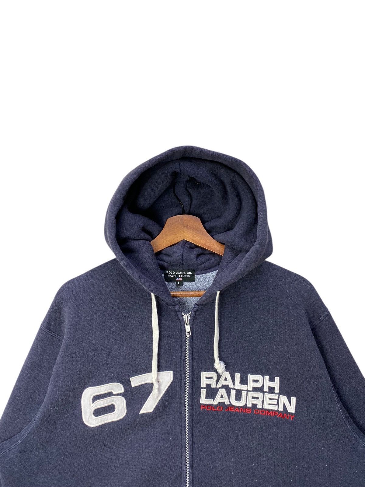 Polo Ralph Lauren Polo Ralph Lauren Hoodie Full Zip Sun Faded Size Large Size US L / EU 52-54 / 3 - 2 Thumbnail