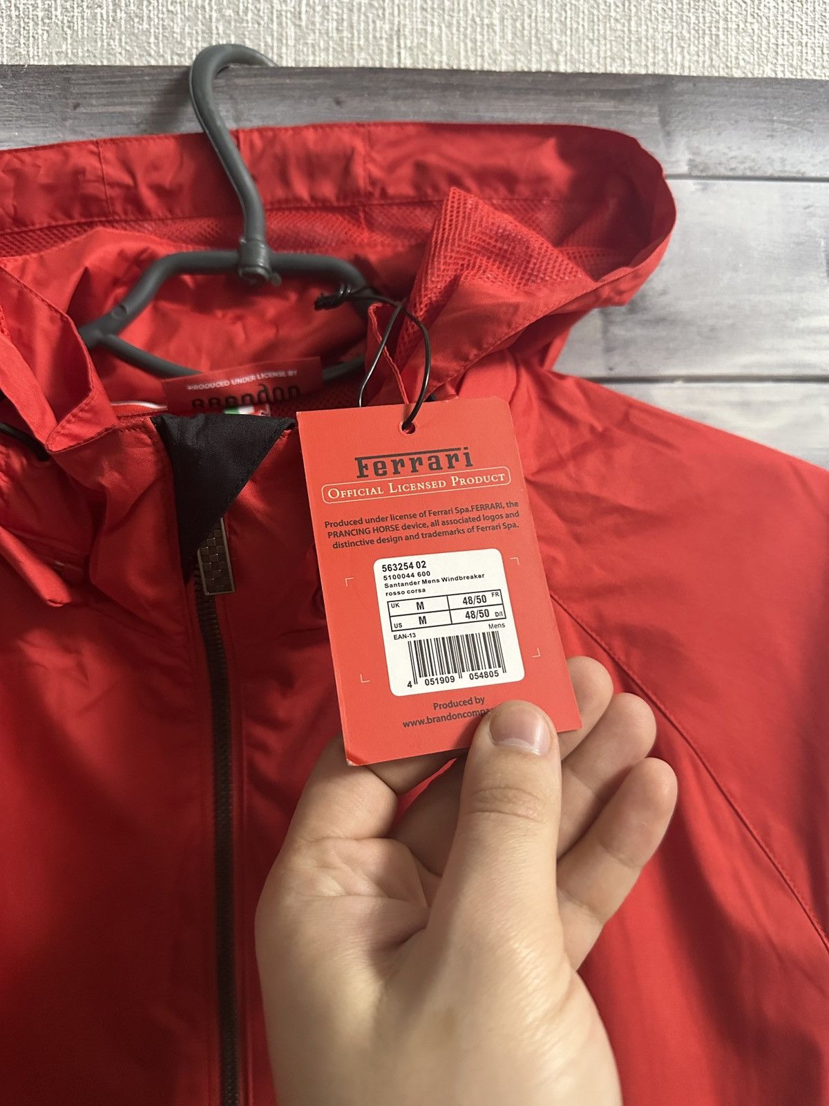 Ferrari Rare Light New Jacket Ferrari Official Licensed Size M Size US M / EU 48-50 / 2 - 9 Thumbnail