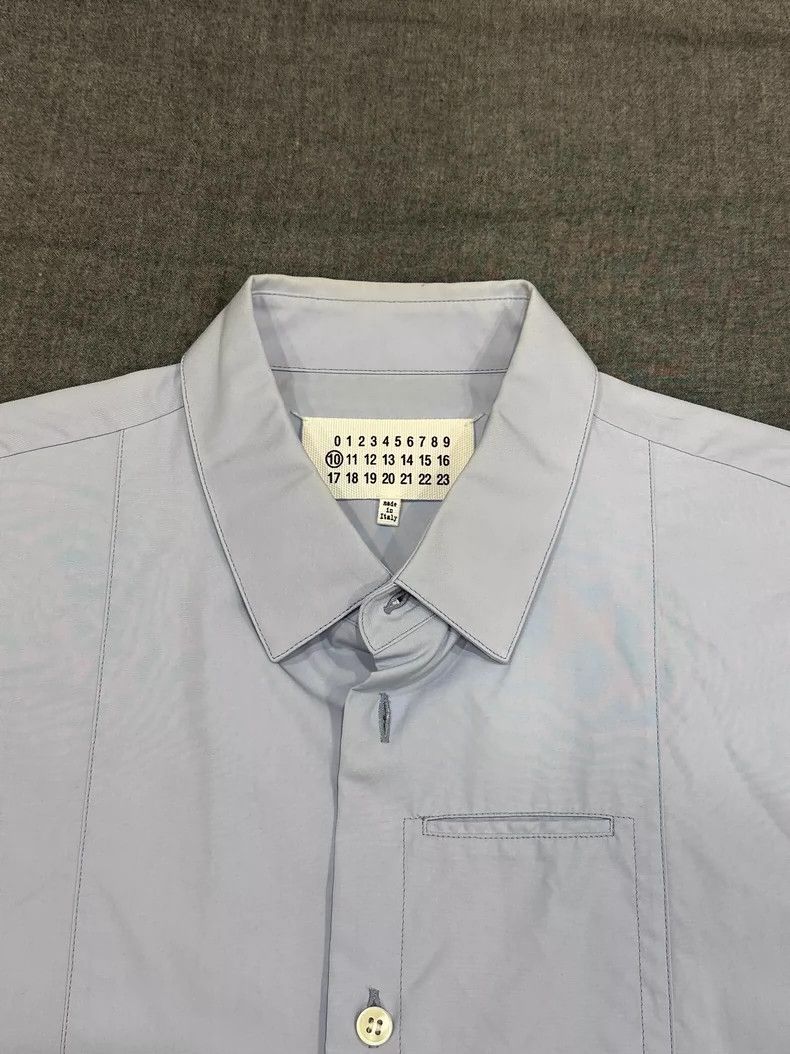 Maison Margiela Maison Margiela Men's high-end light blue shirt 2502-Nextar Size US S / EU 44-46 / 1 - 5 Thumbnail