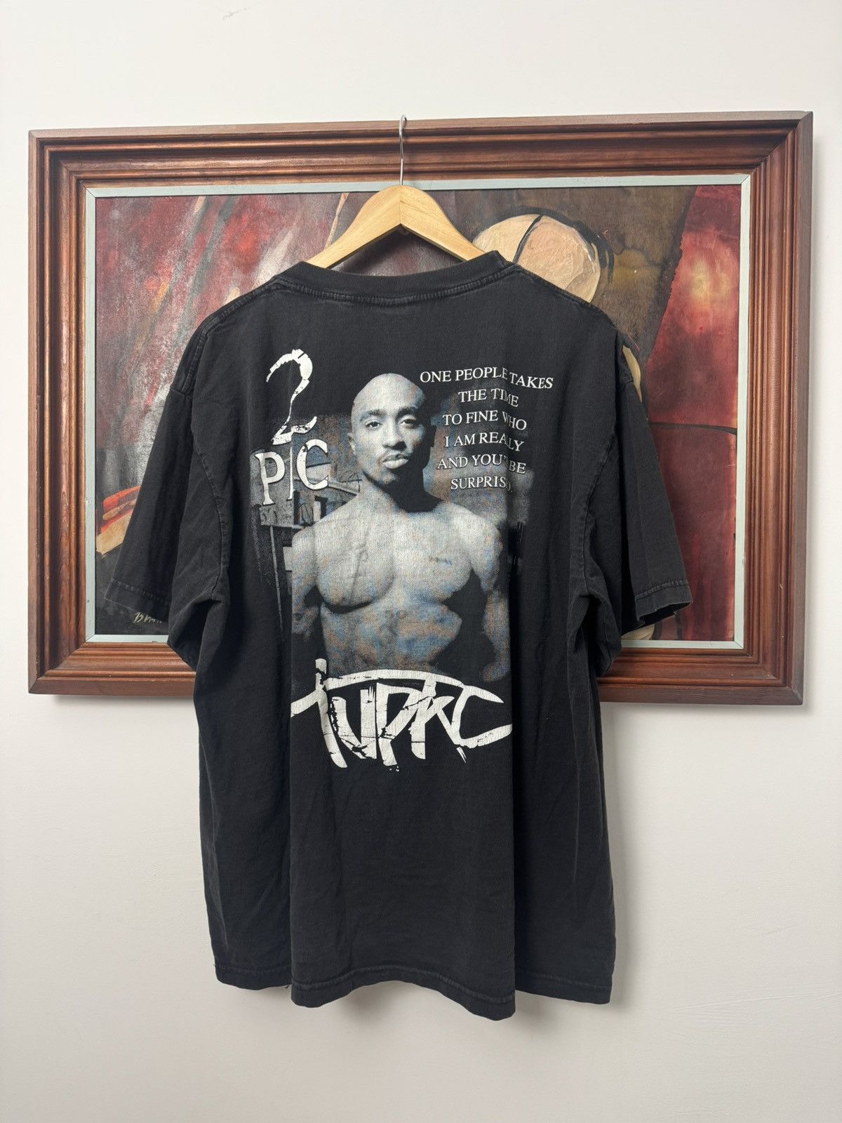 Band Tees Vintage 2Pac Tupac Shakur Tribute Rap Tee Rare Streetwear Size US XL / EU 56 / 4 - 2 Thumbnail